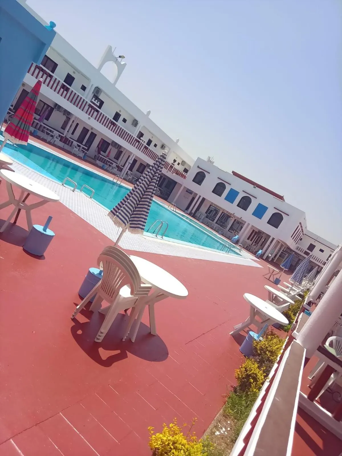 Swimming pool in Hôtel Briech & Spa