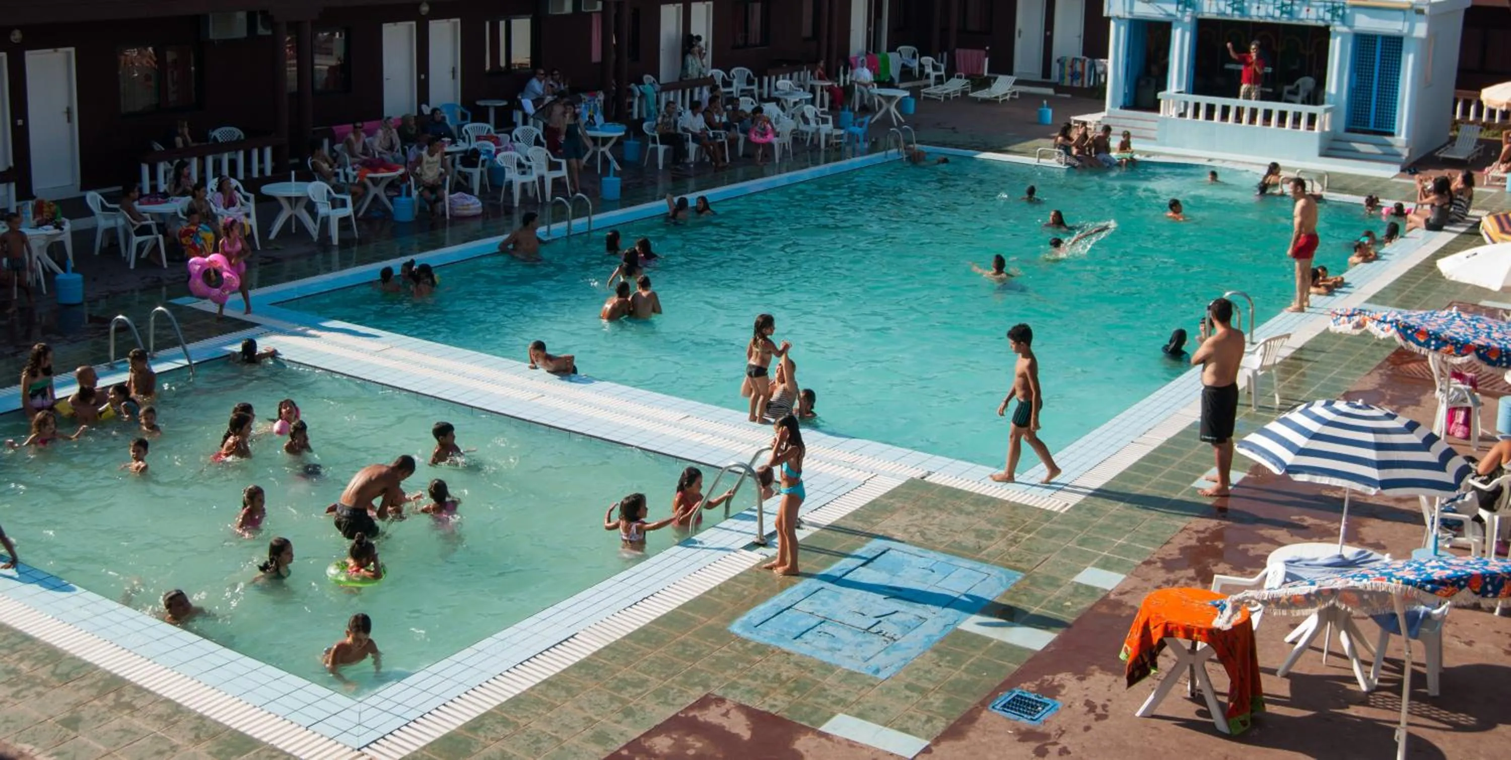 Swimming pool in Hôtel Briech & Spa