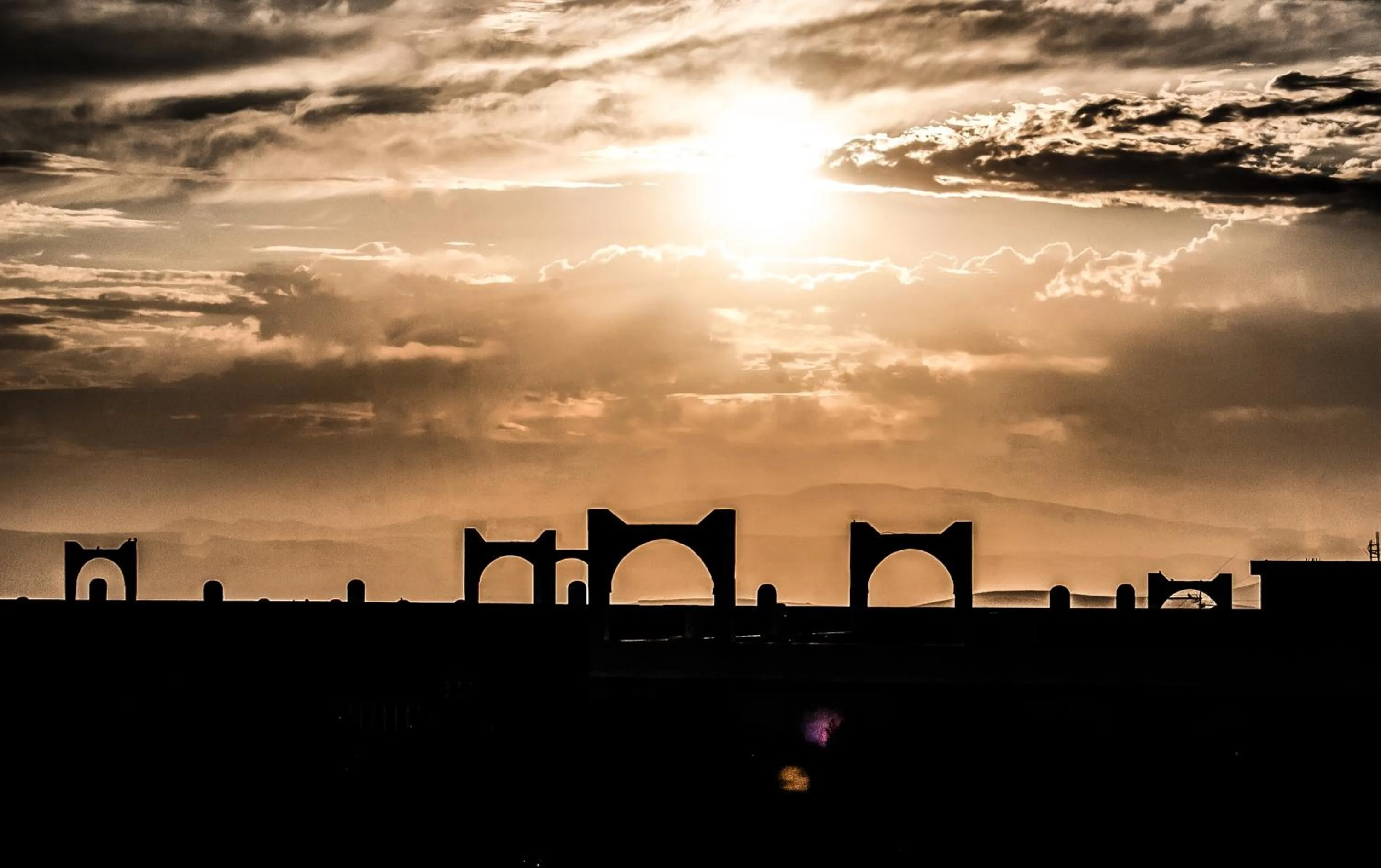 Patio in Hôtel Briech & Spa