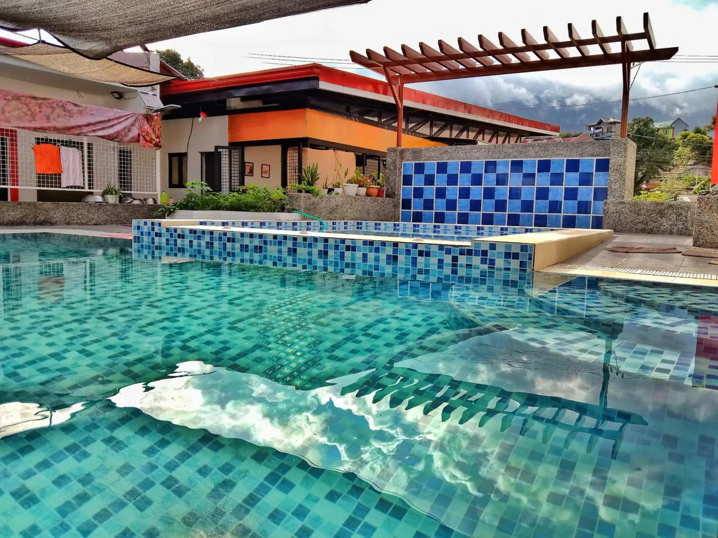Pool view in Maria Cristesa Condotel Pool view in Maria Cristesa Condotel
