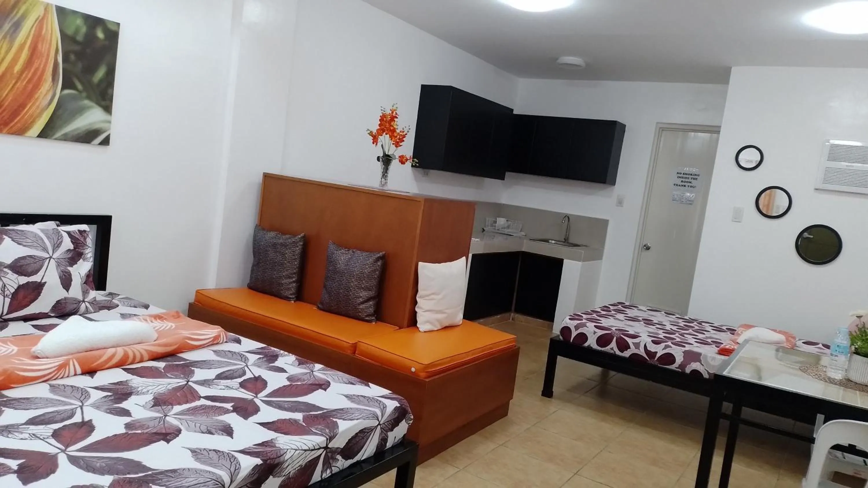 Bed in Maria Cristesa Condotel