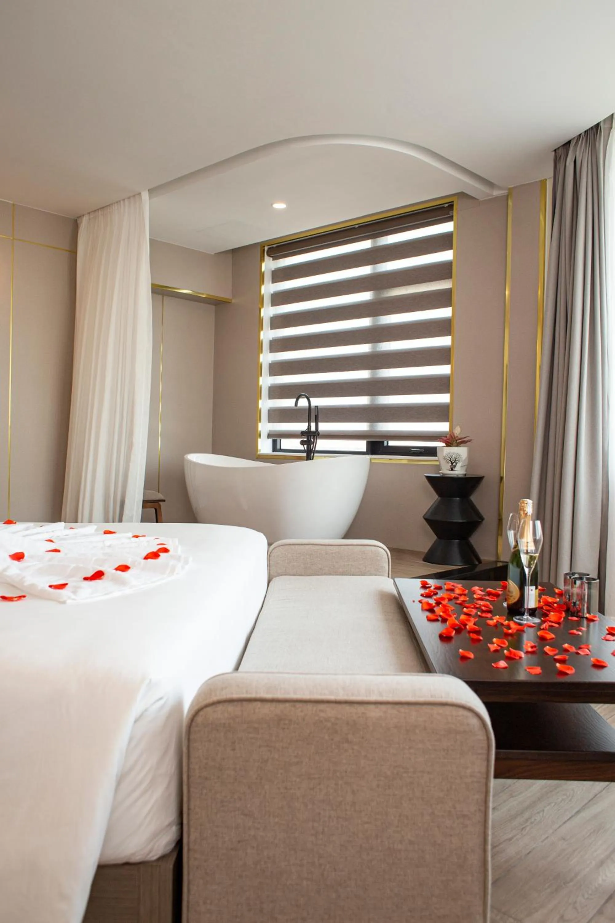 Bed in PĀMA Boutique Hotel & Bistro