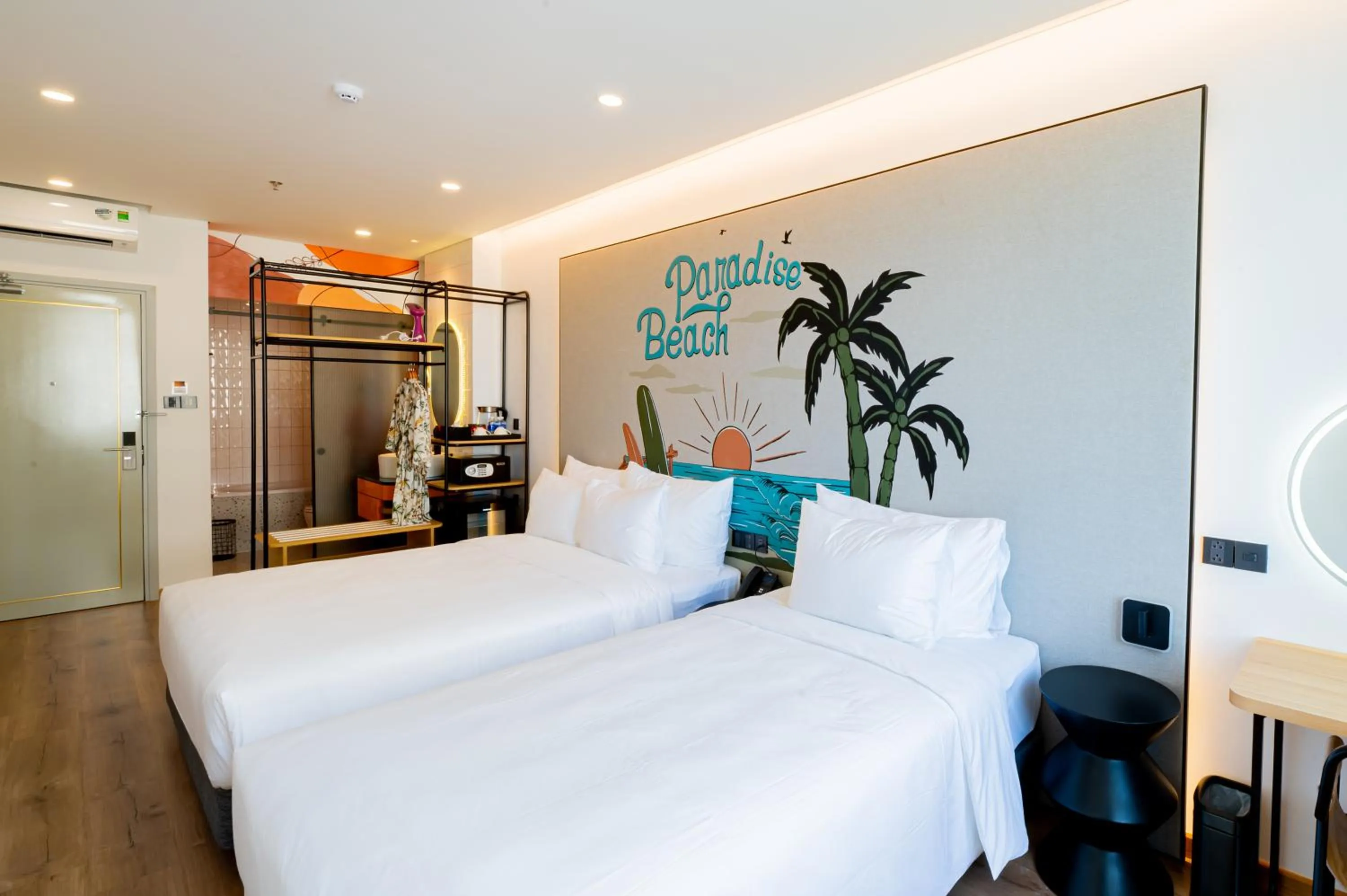 Bed in PĀMA Boutique Hotel & Bistro