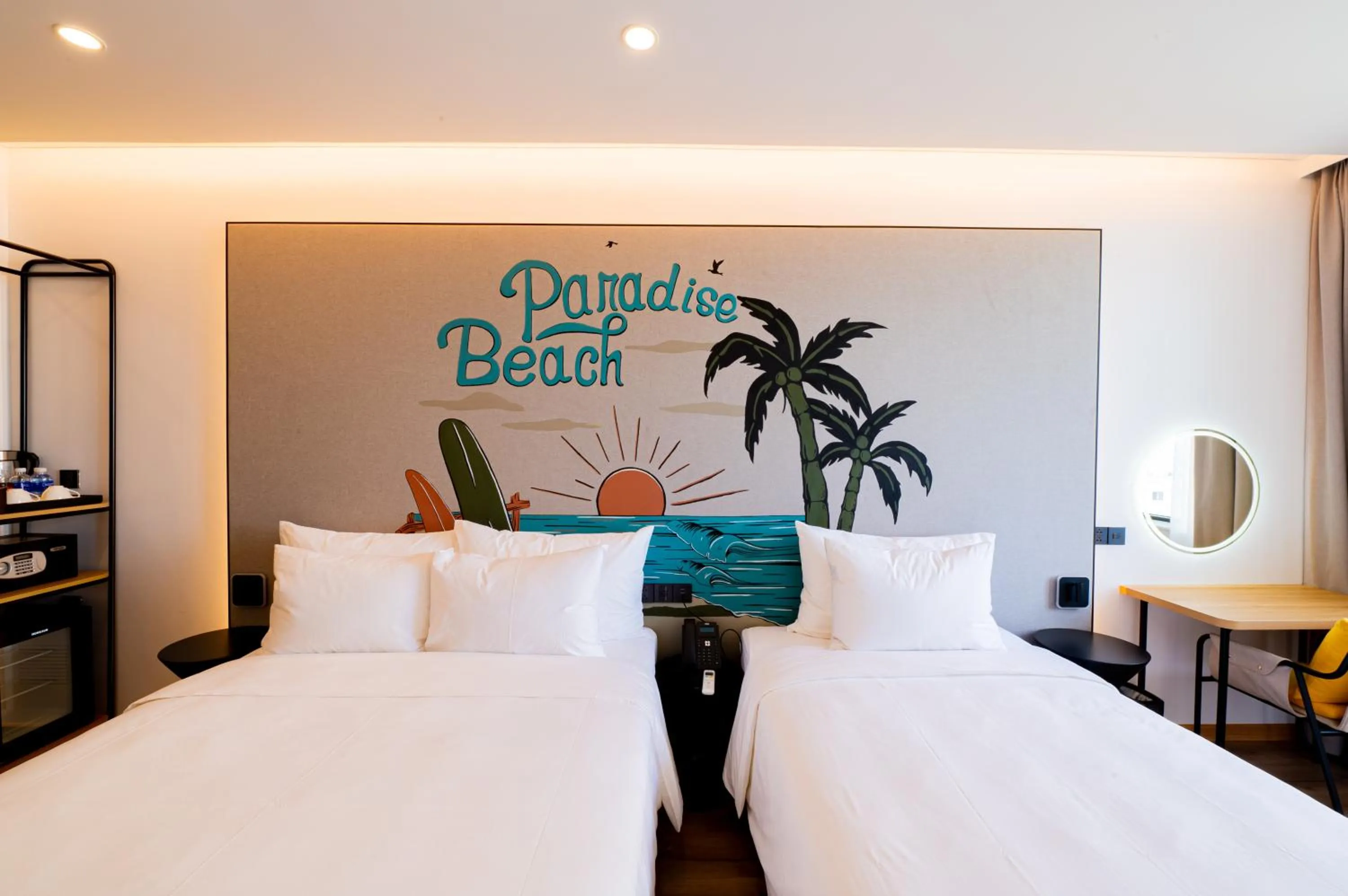 Bed in PĀMA Boutique Hotel & Bistro