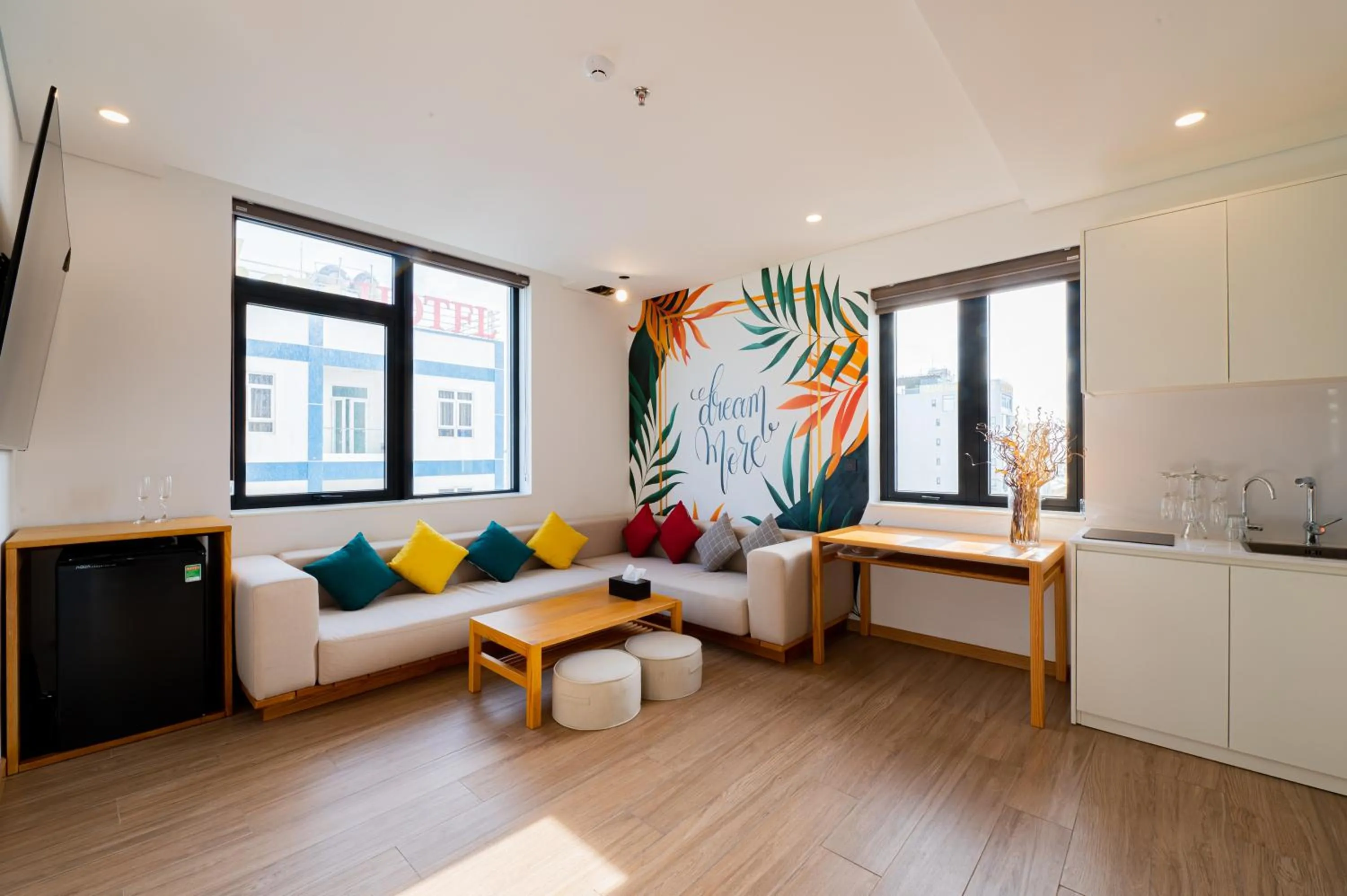 Kitchen or kitchenette in PĀMA Boutique Hotel & Bistro