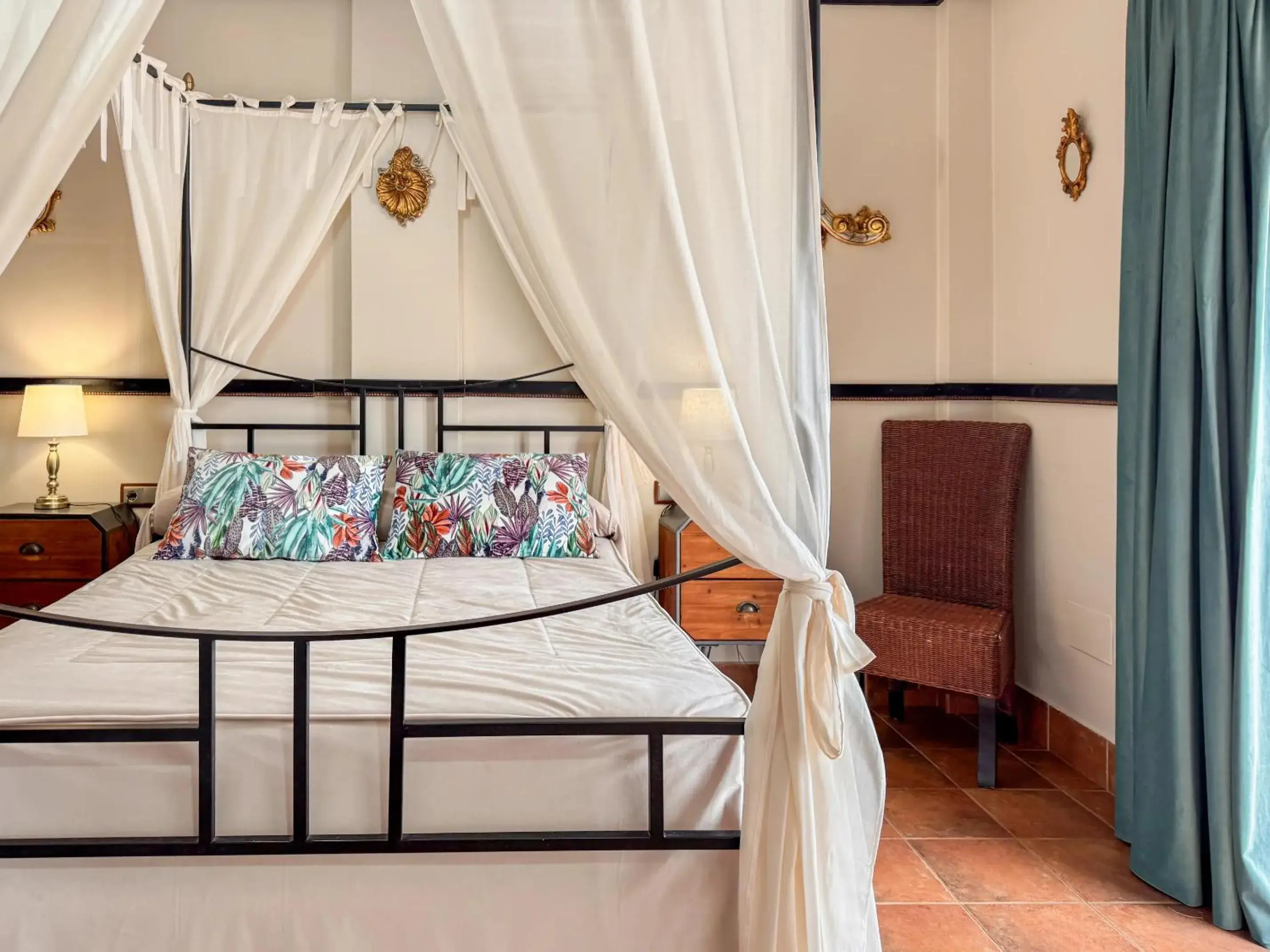 Bed in Hotel Valsequillo Bed in Hotel Valsequillo