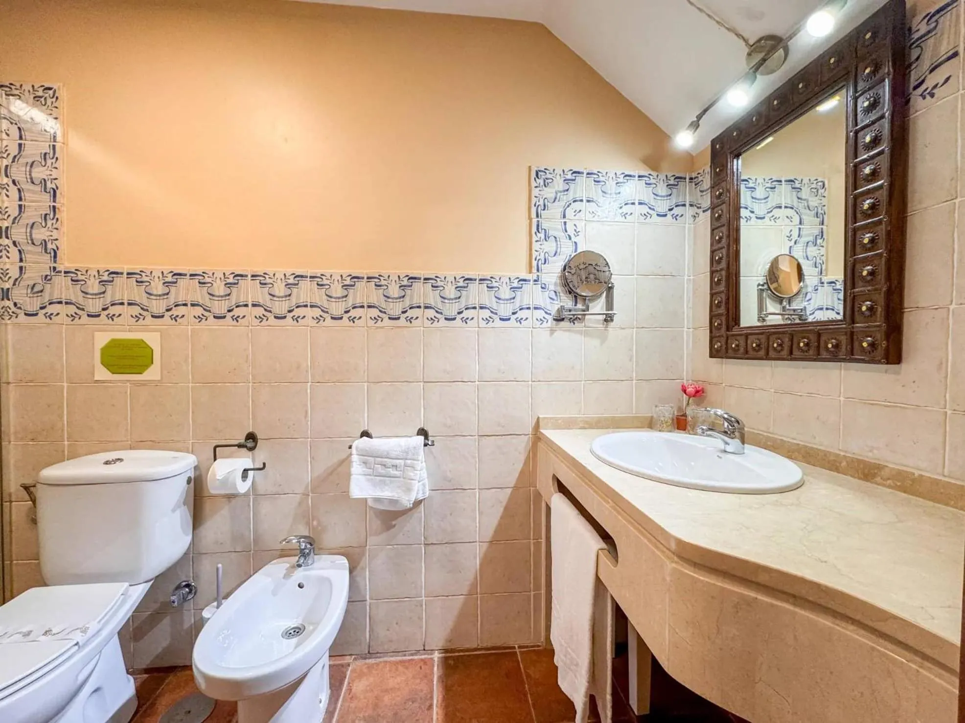 Toilet in Hotel Valsequillo