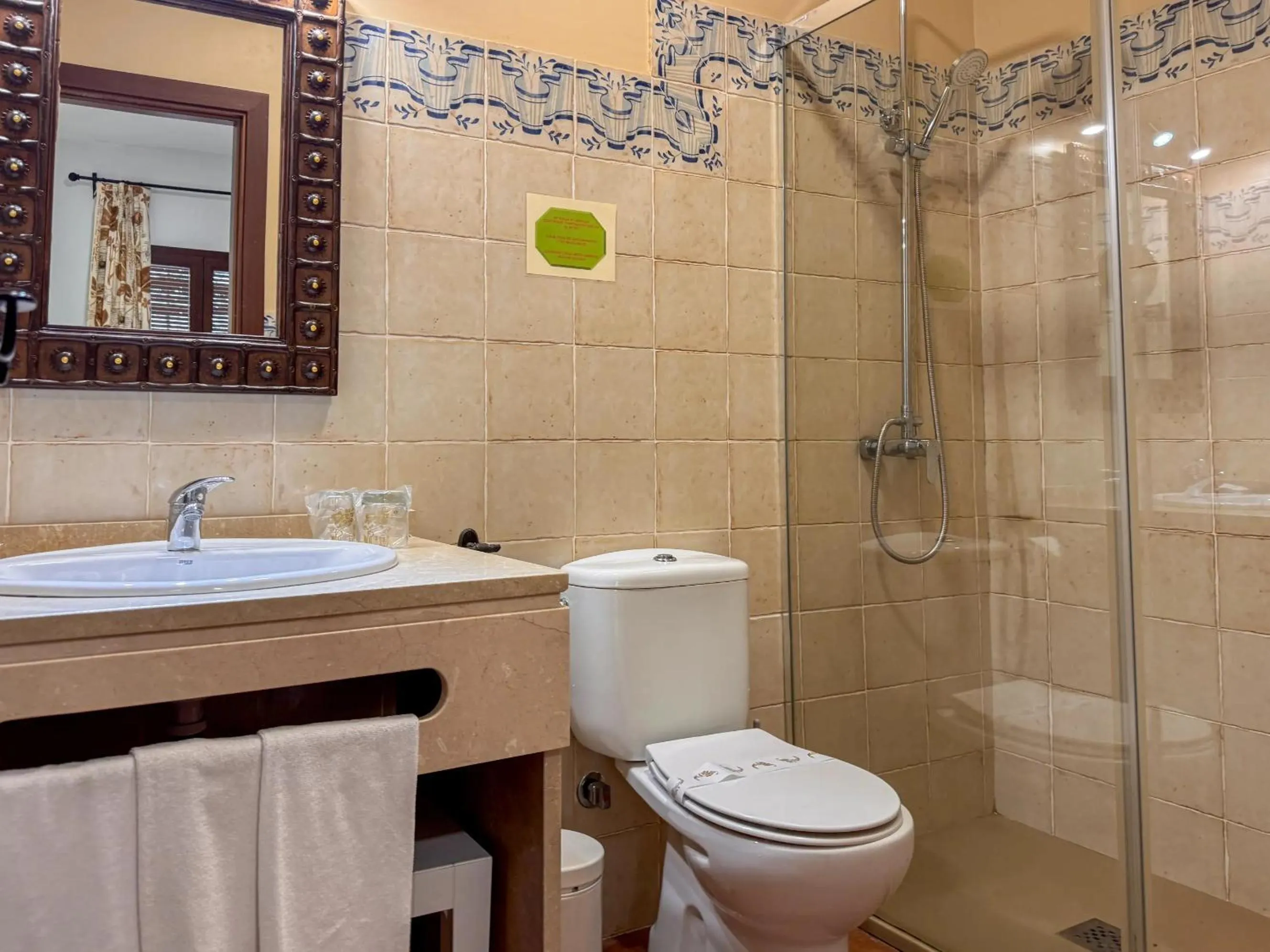 Toilet in Hotel Valsequillo