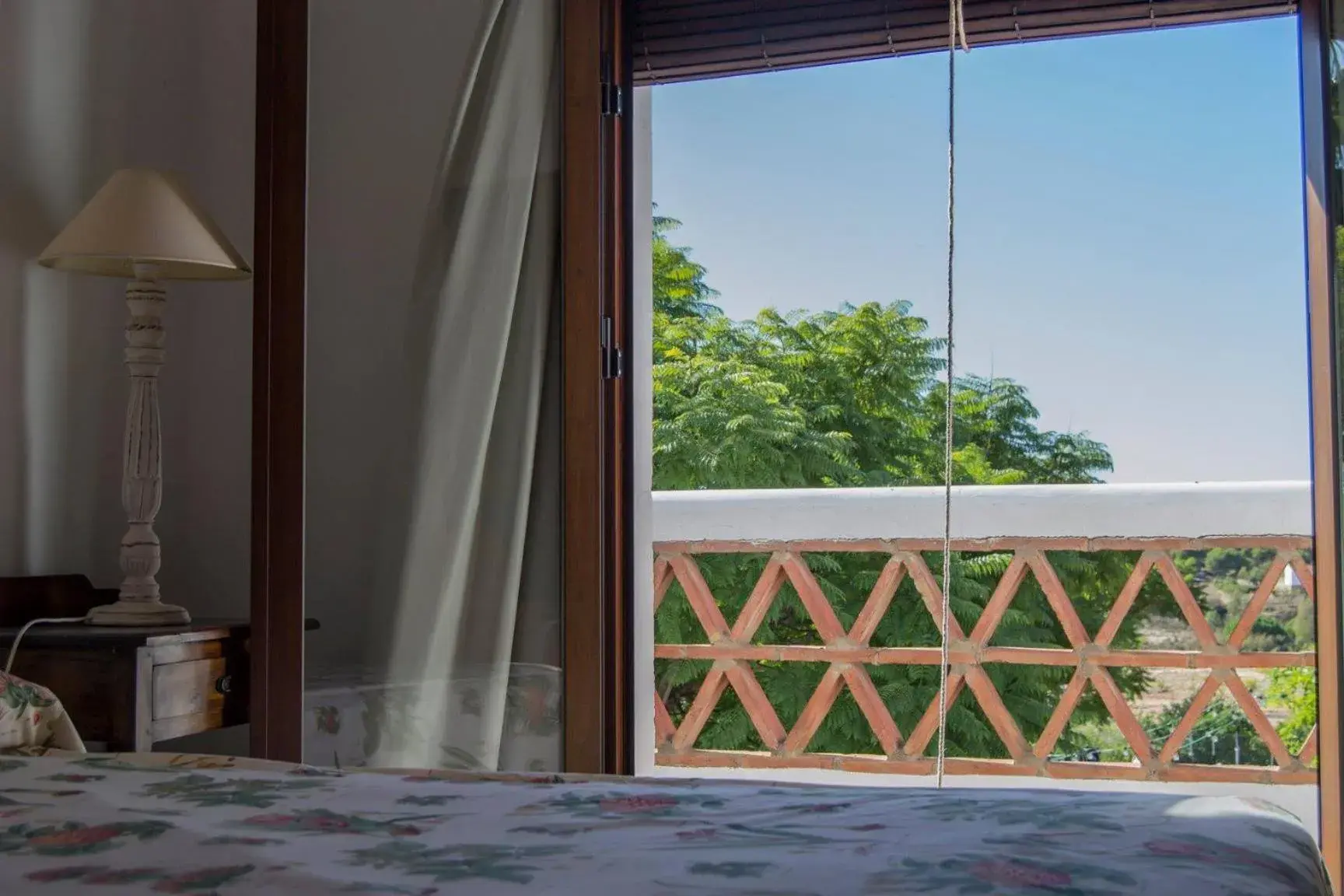 Garden view, Bed in Hotel Valsequillo Garden view, Bed in Hotel Valsequillo