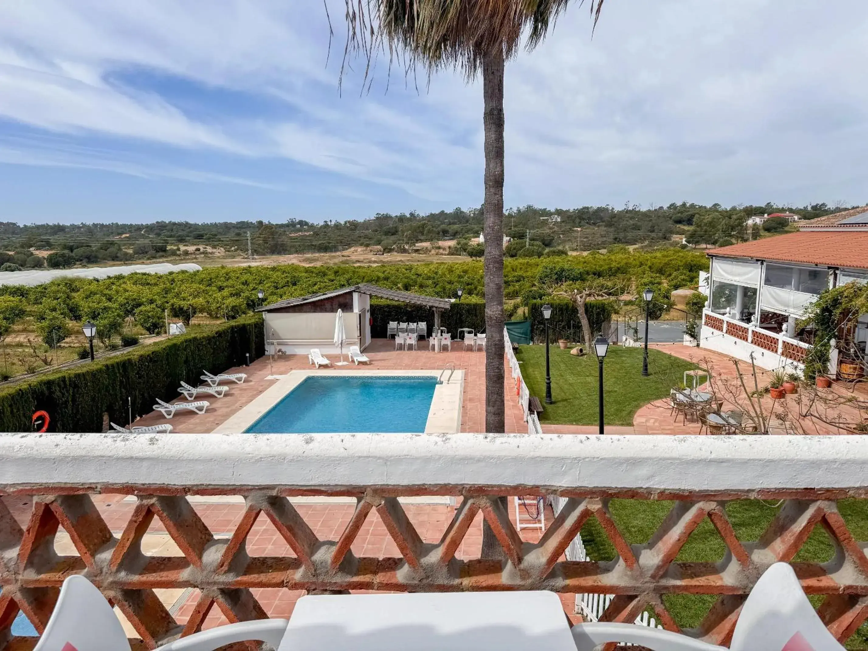Pool view in Hotel Valsequillo Pool view in Hotel Valsequillo