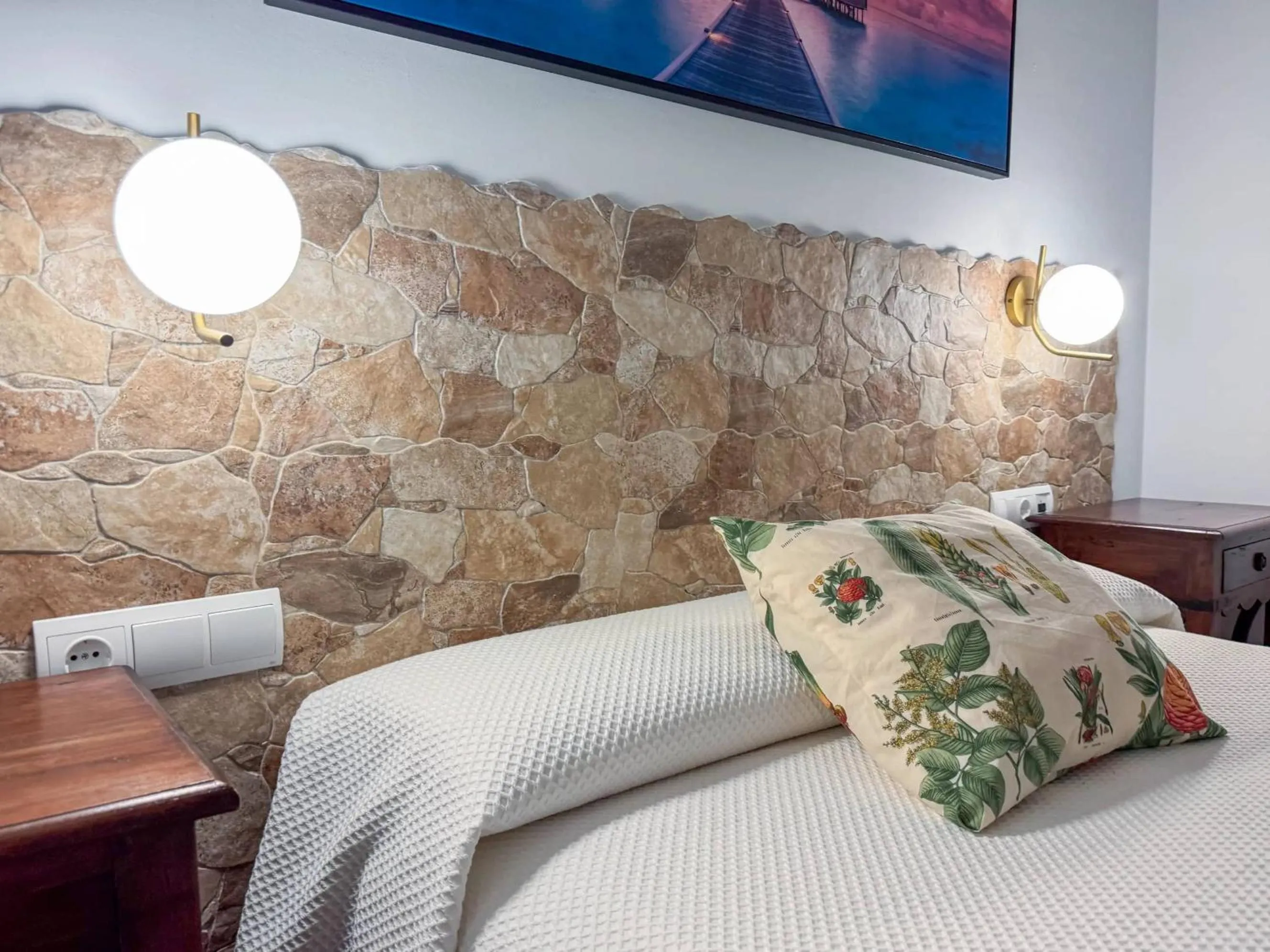 Bed in Hotel Valsequillo