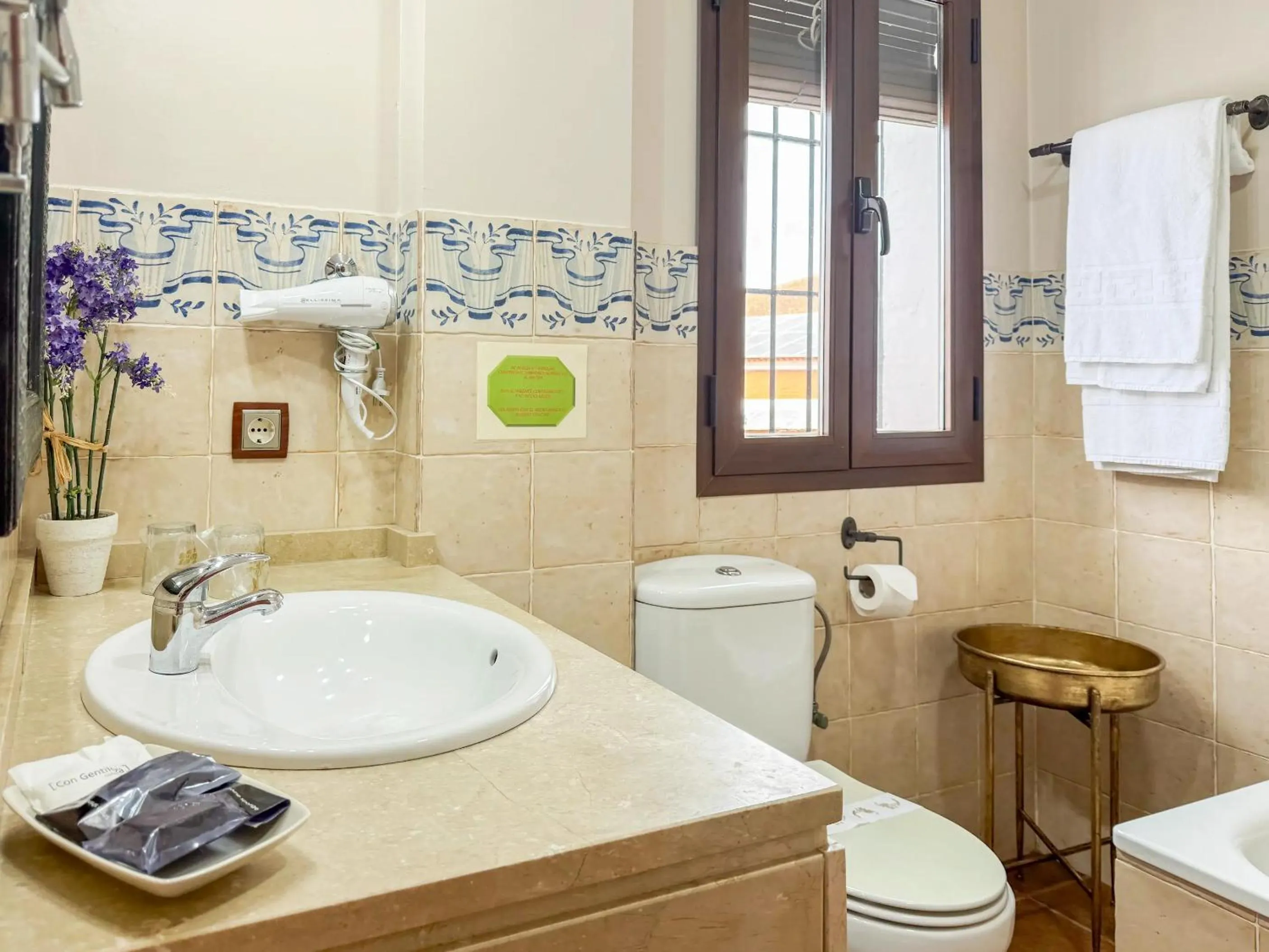 Toilet in Hotel Valsequillo