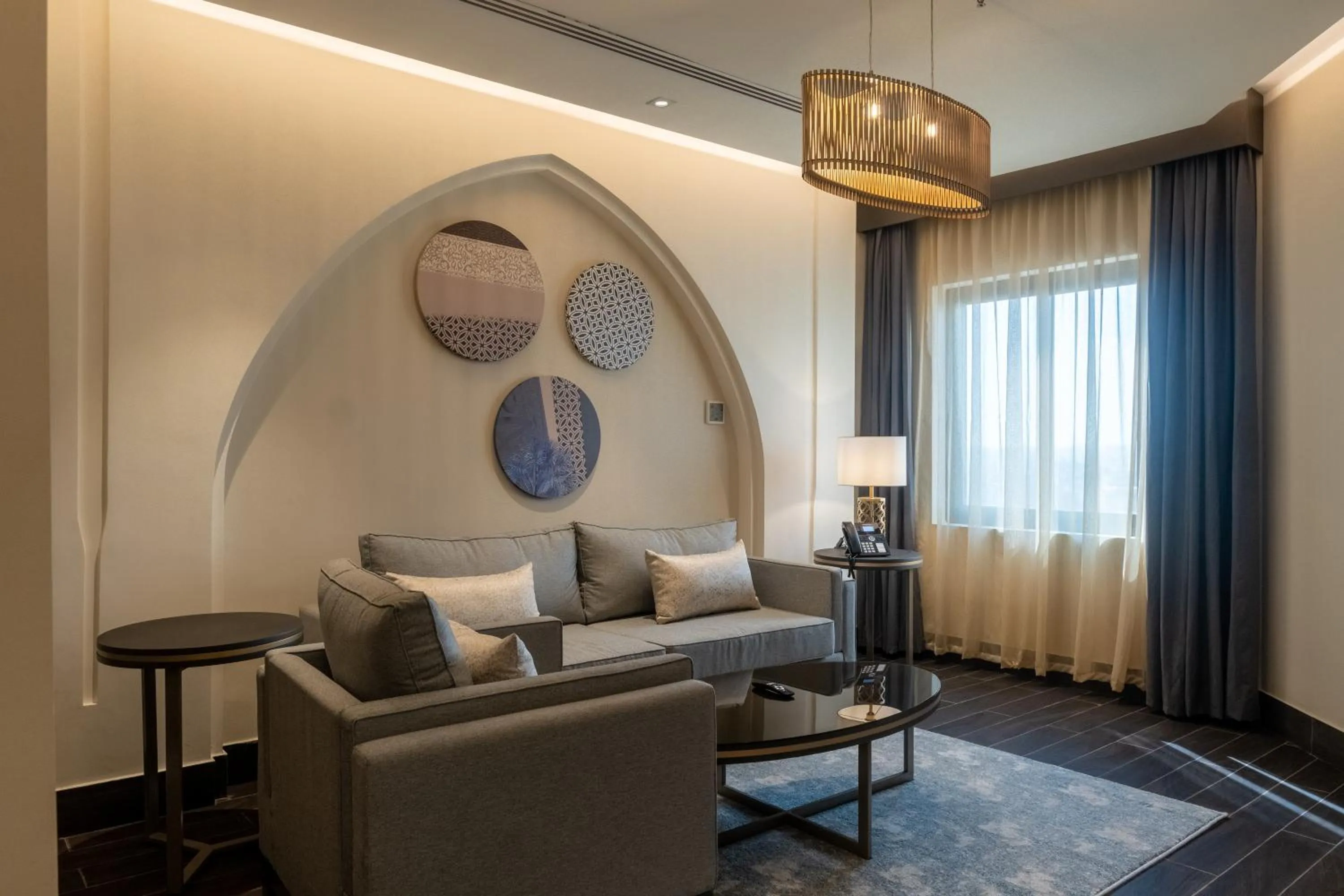 Seating area in The Address Residence