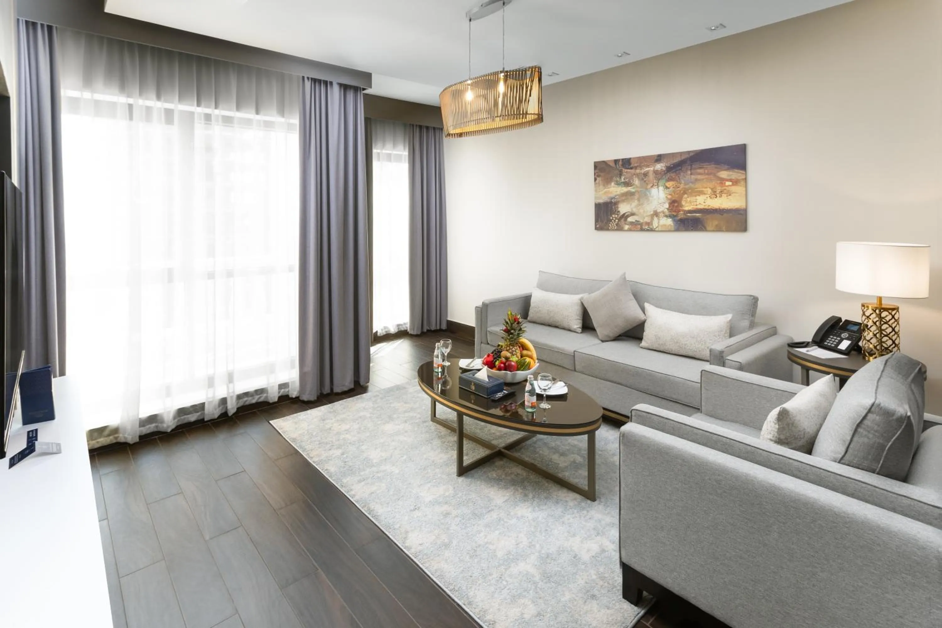 Living room in The Address Residence