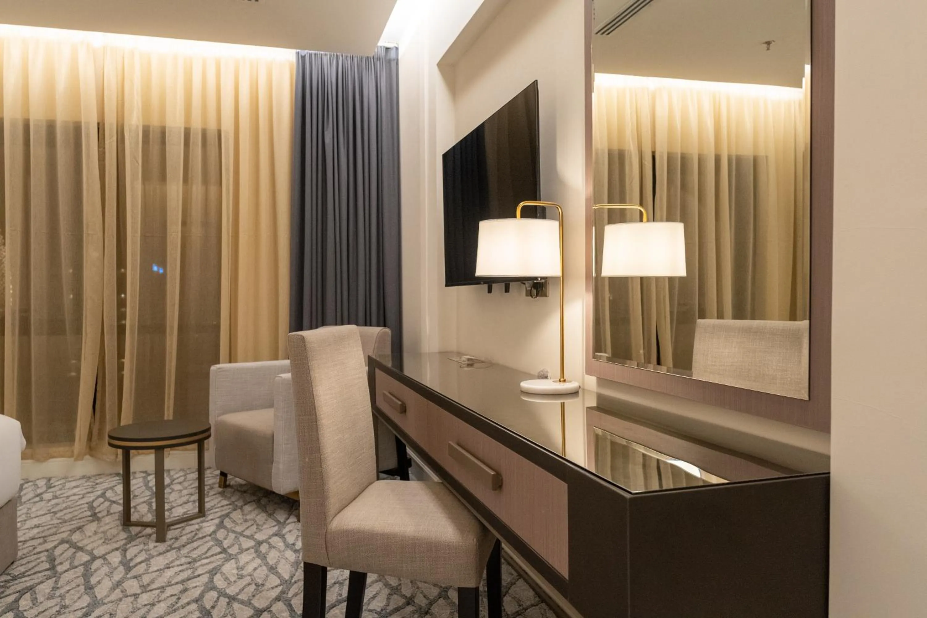 Seating area in The Address Residence