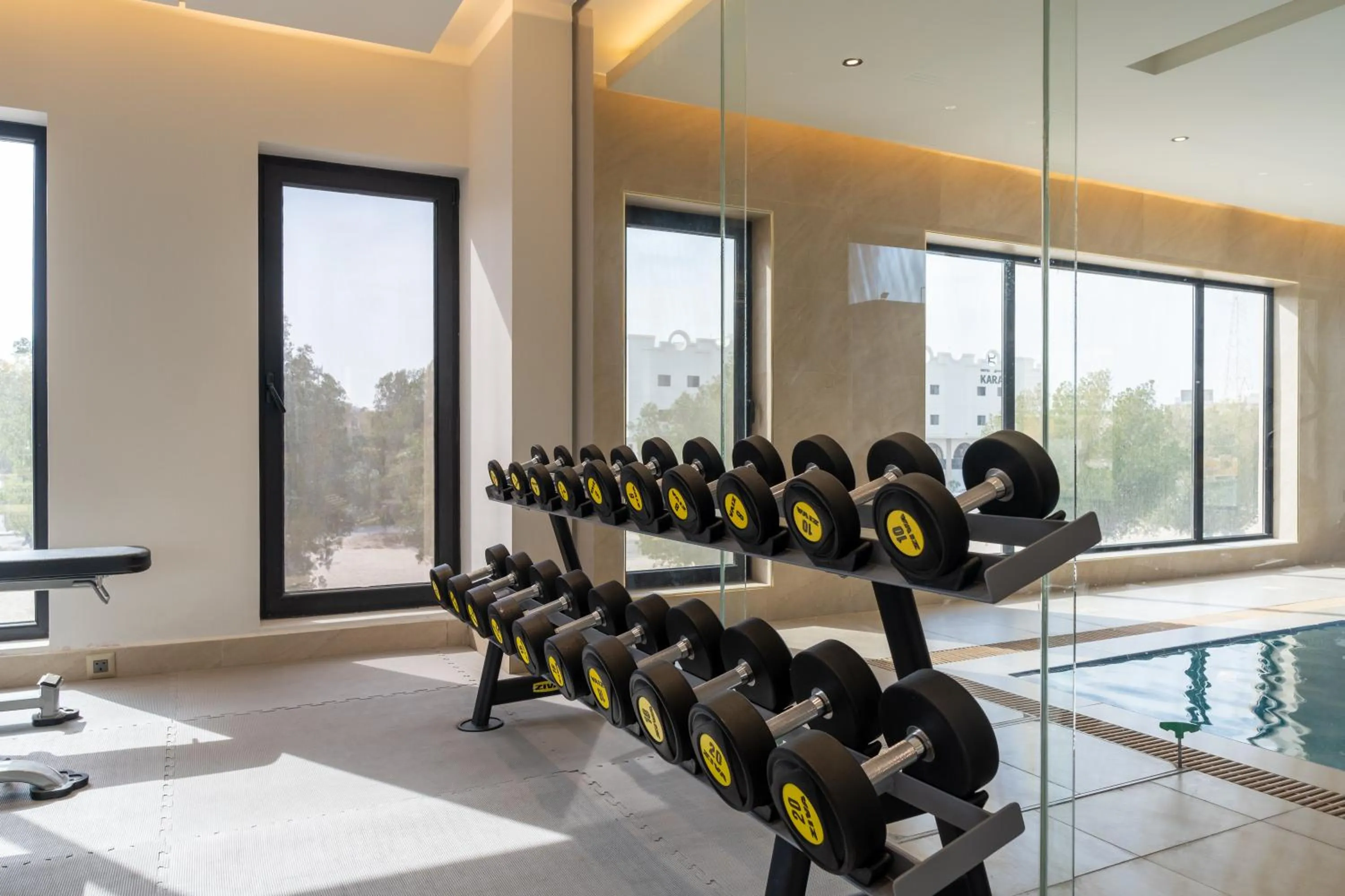 Fitness centre/facilities in The Address Residence