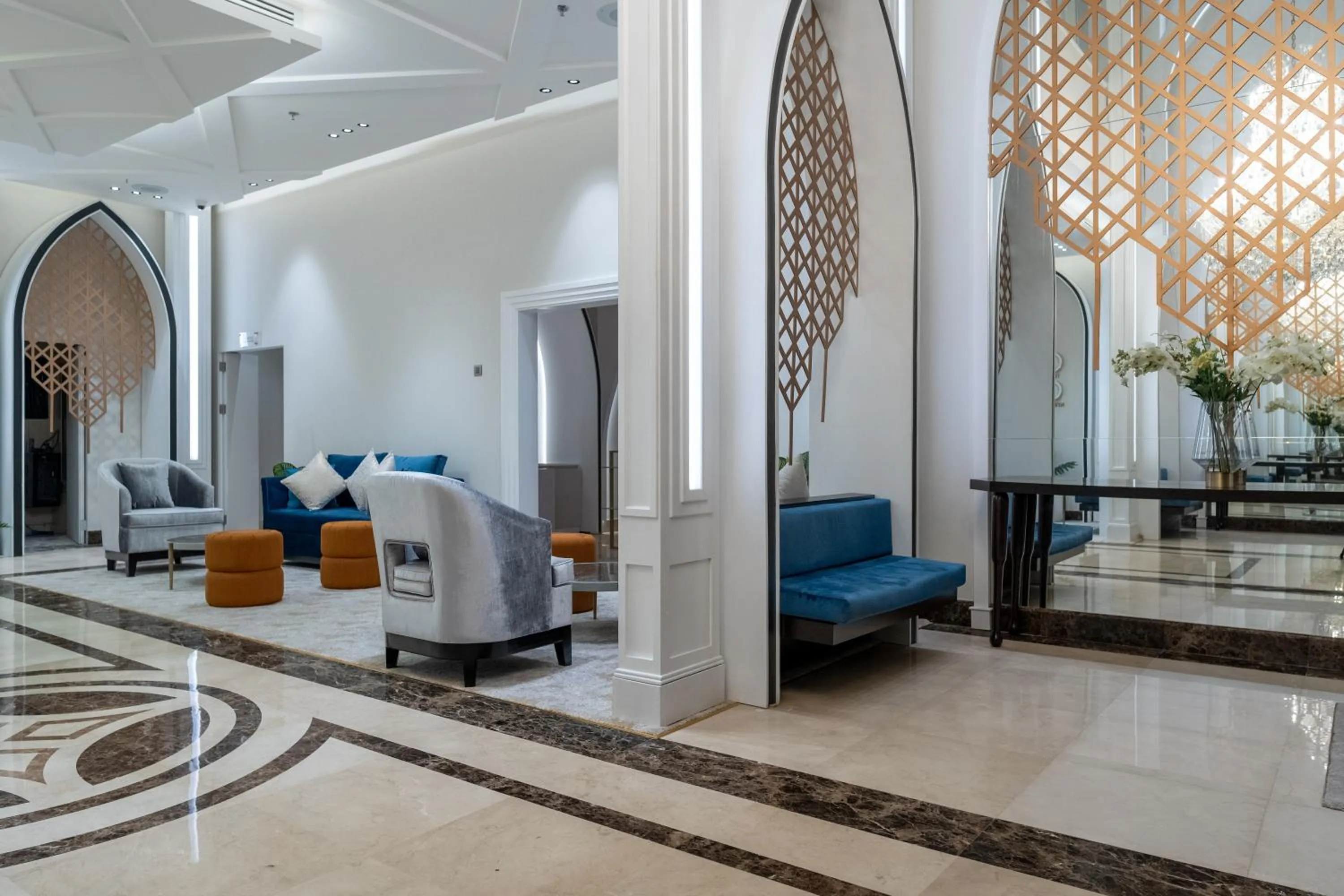 Seating area in The Address Residence