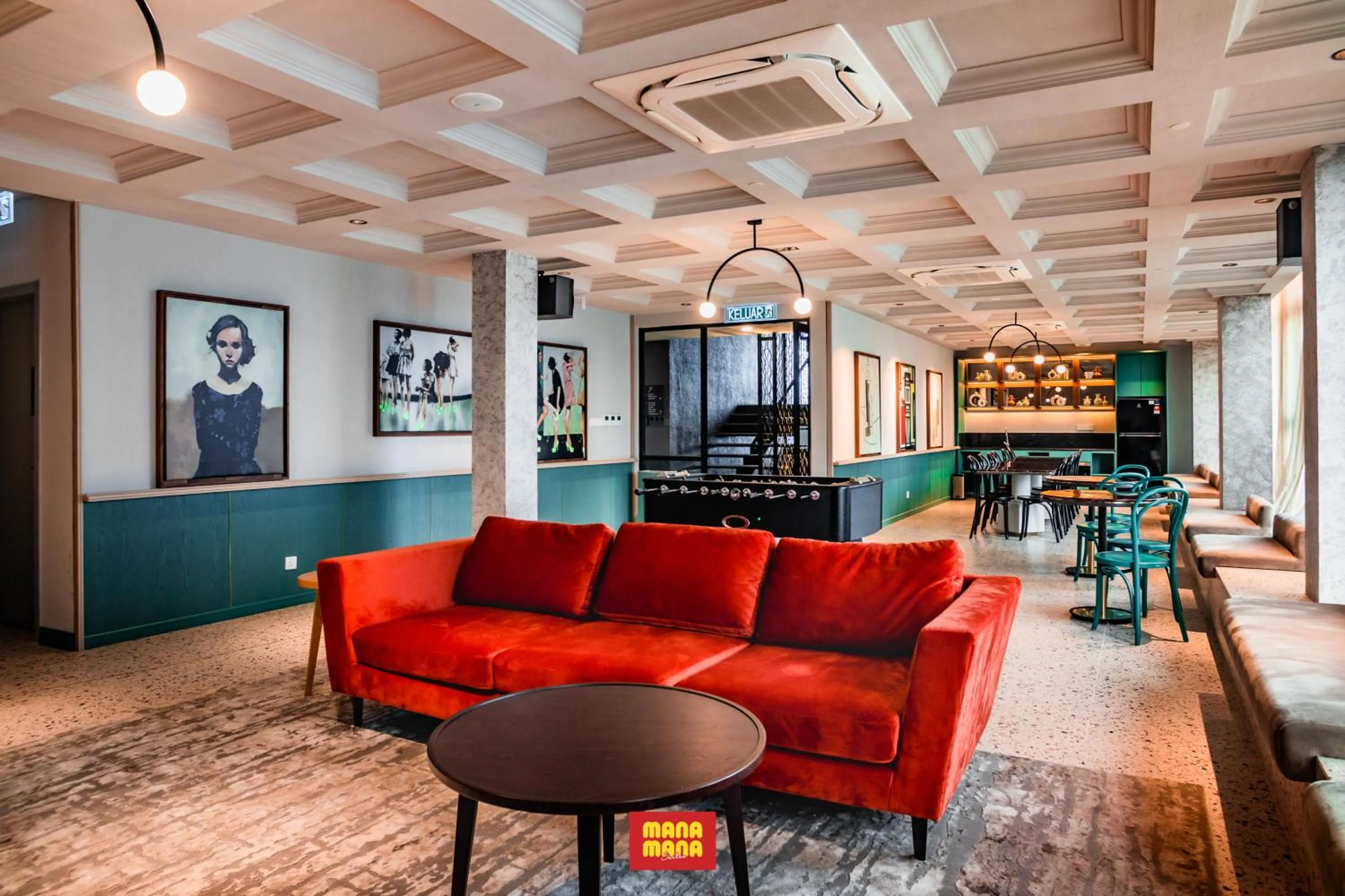 Game Room in Scarletz Mana-Mana Suites KLCC