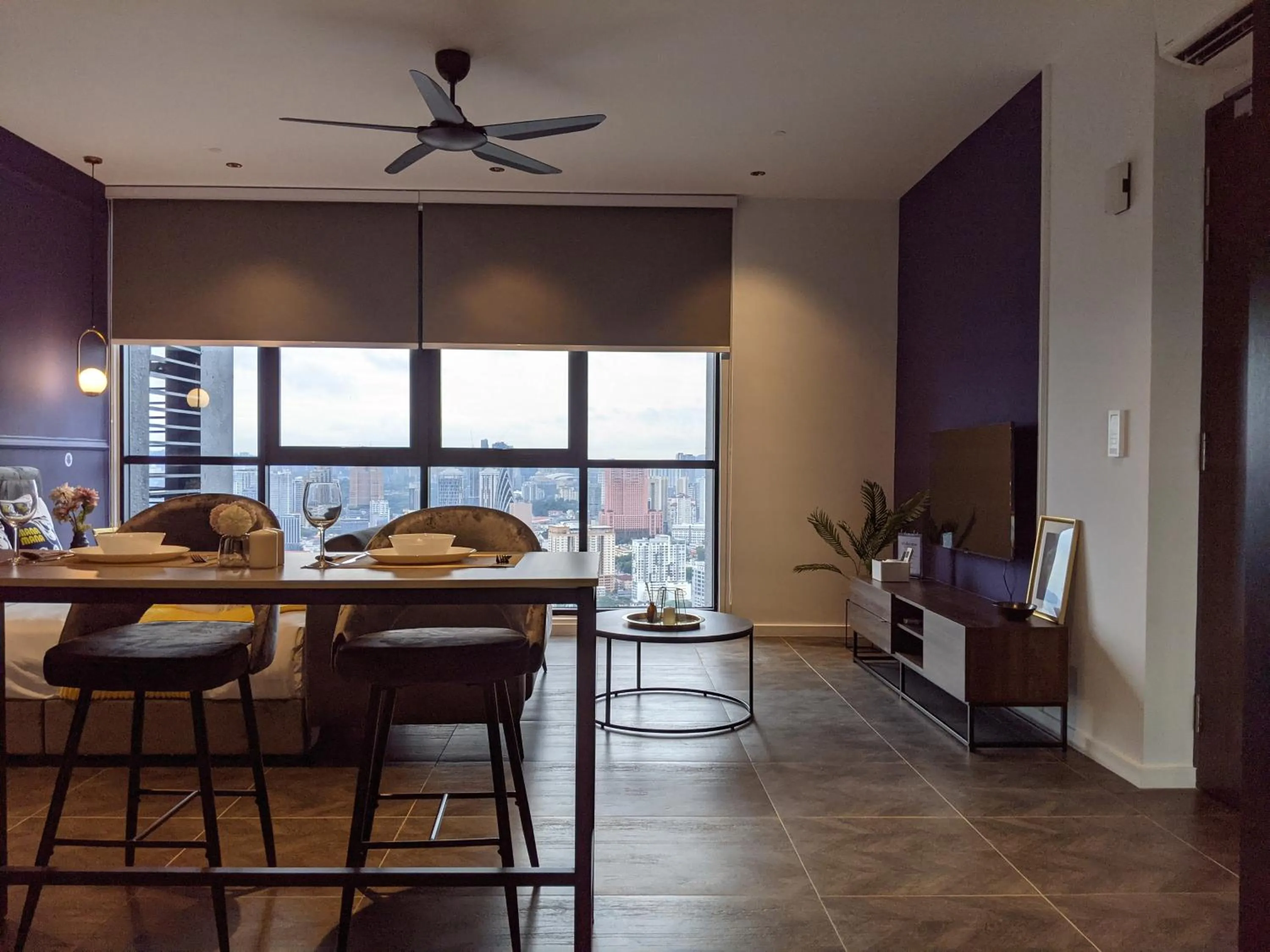 Seating area in Scarletz Mana-Mana Suites KLCC