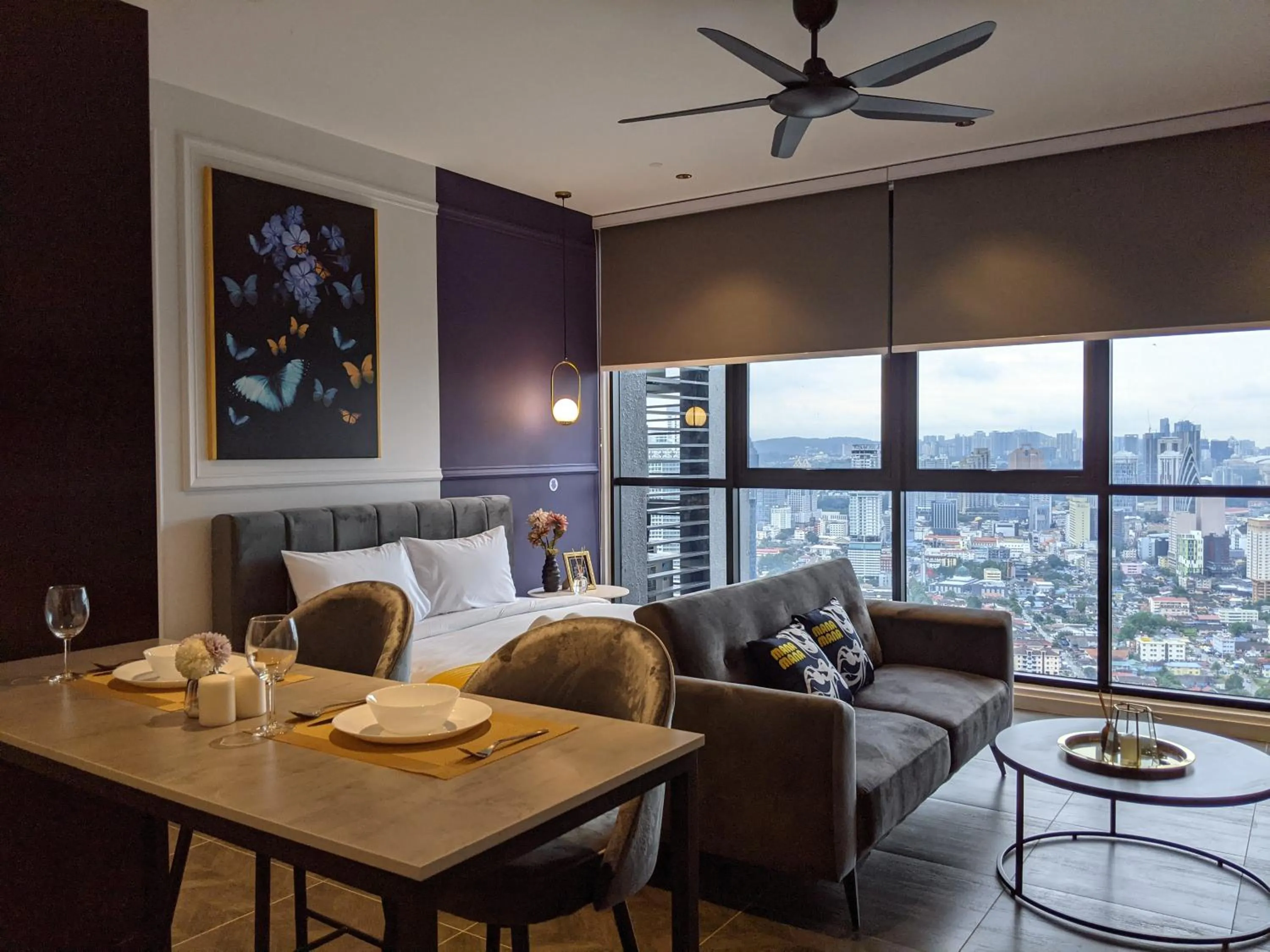 Seating area in Scarletz Mana-Mana Suites KLCC