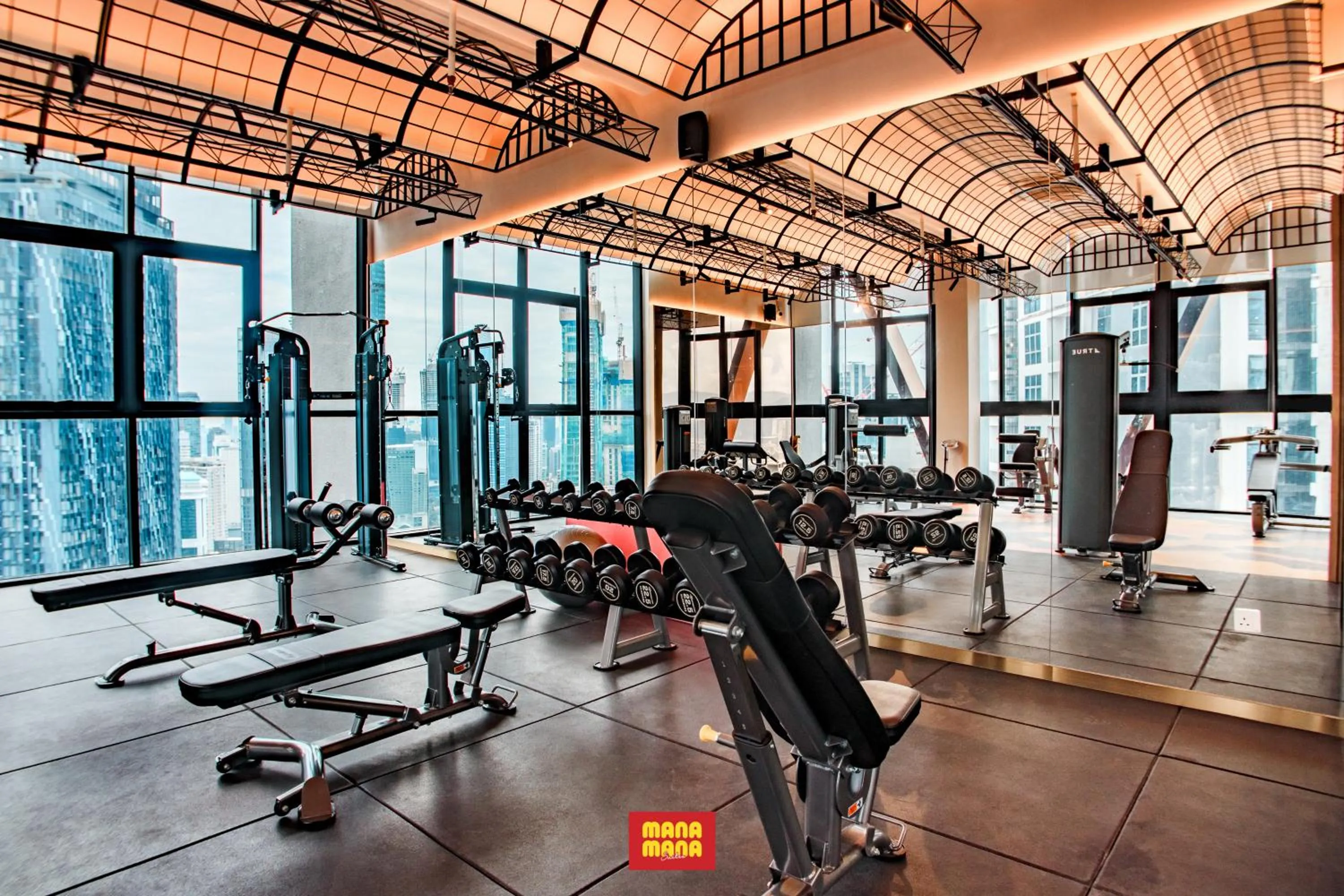 Fitness centre/facilities in Scarletz Mana-Mana Suites KLCC