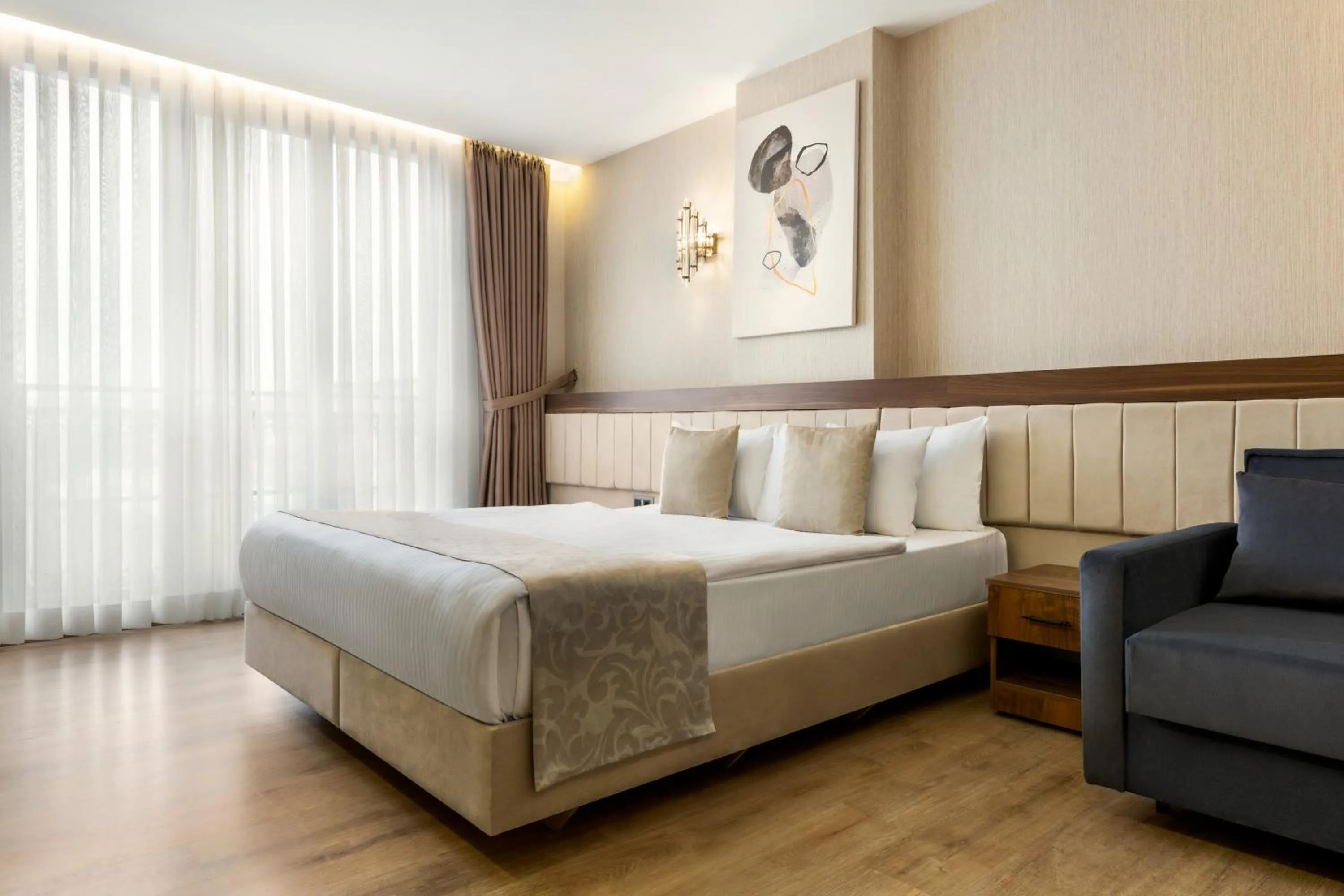 Bedroom, Bed in Trademark Collection by Wyndham Operla Istanbul Airport Hotels