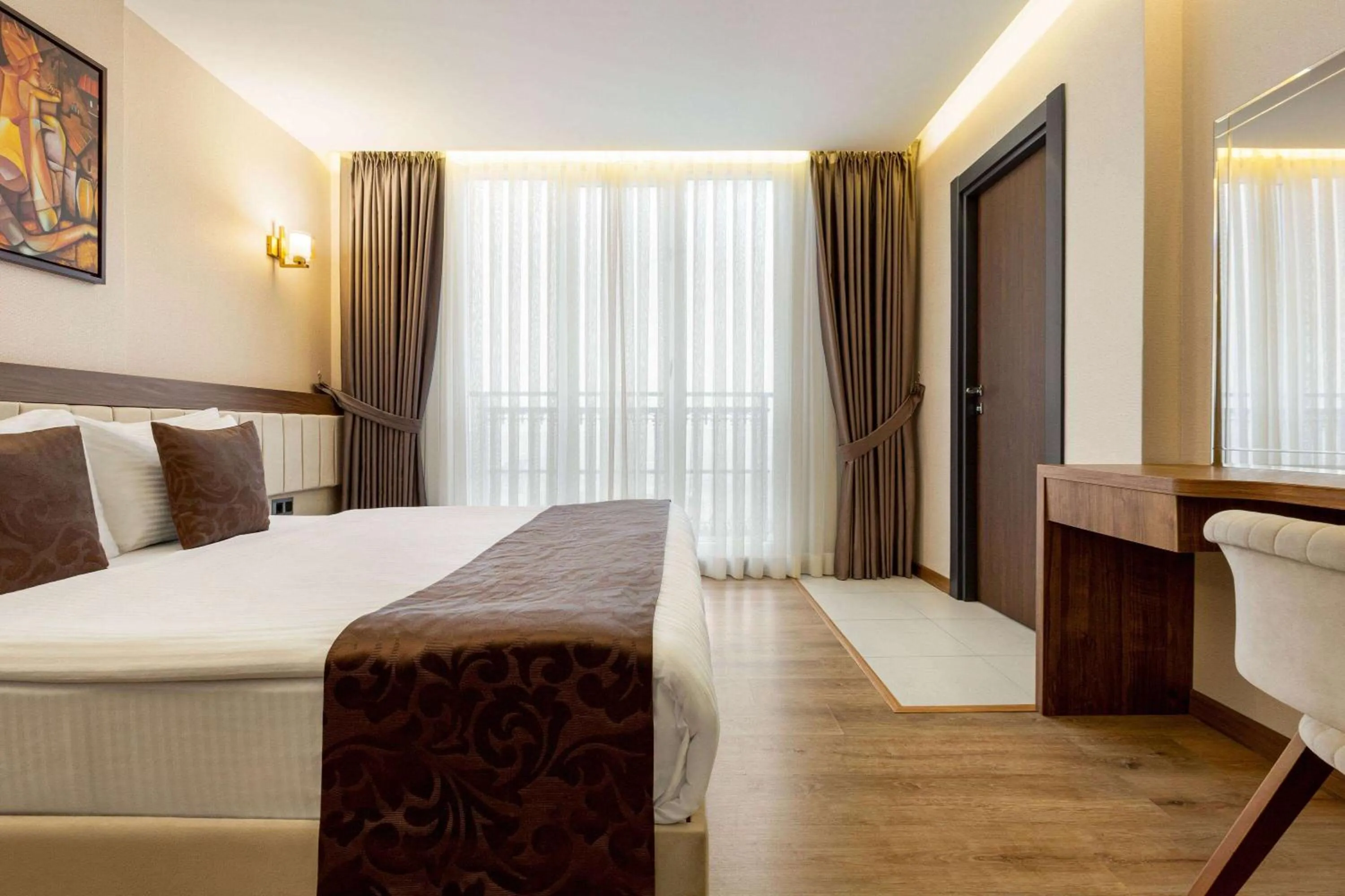 Bed in Trademark Collection by Wyndham Operla Istanbul Airport Hotels