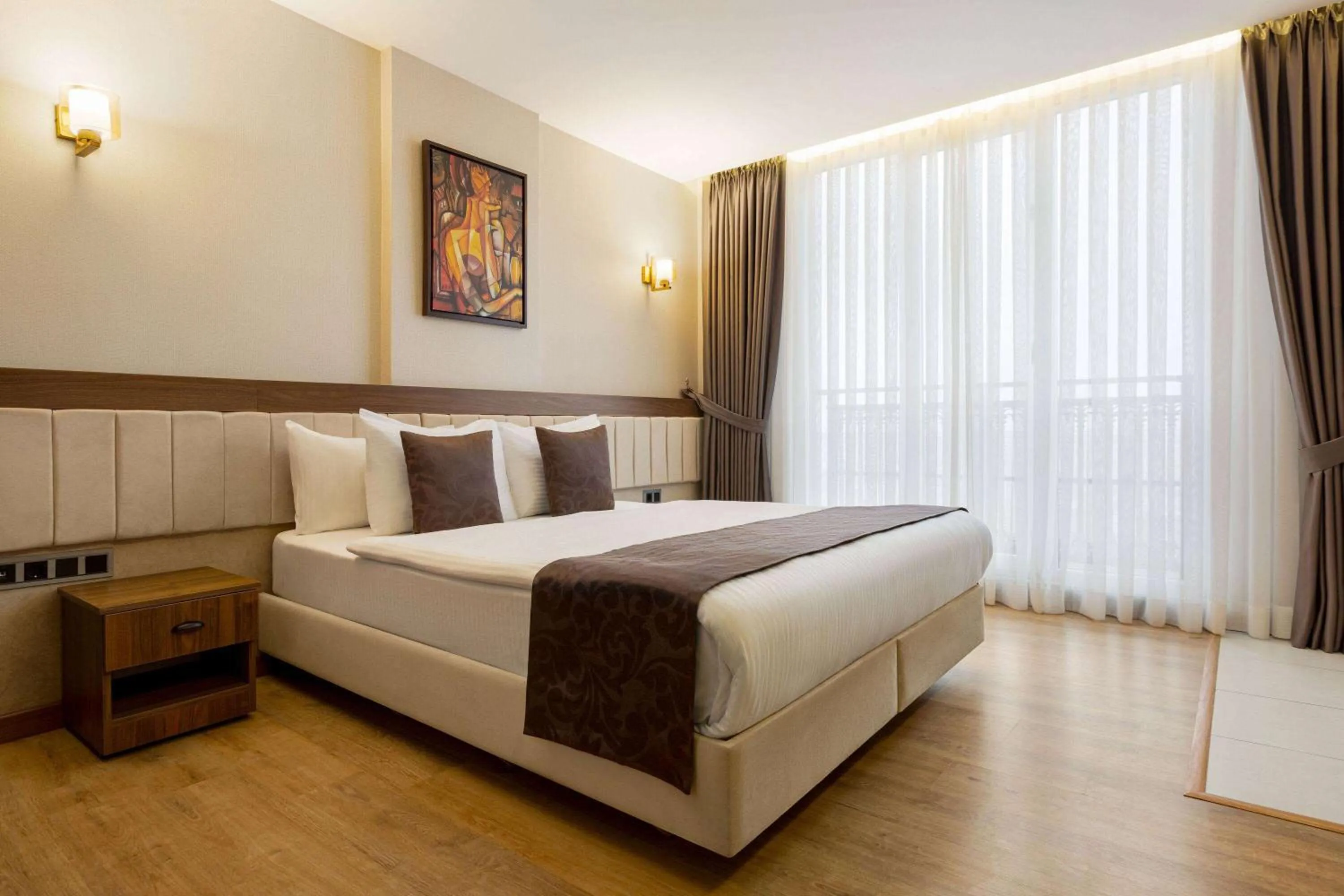 Bed in Trademark Collection by Wyndham Operla Istanbul Airport Hotels
