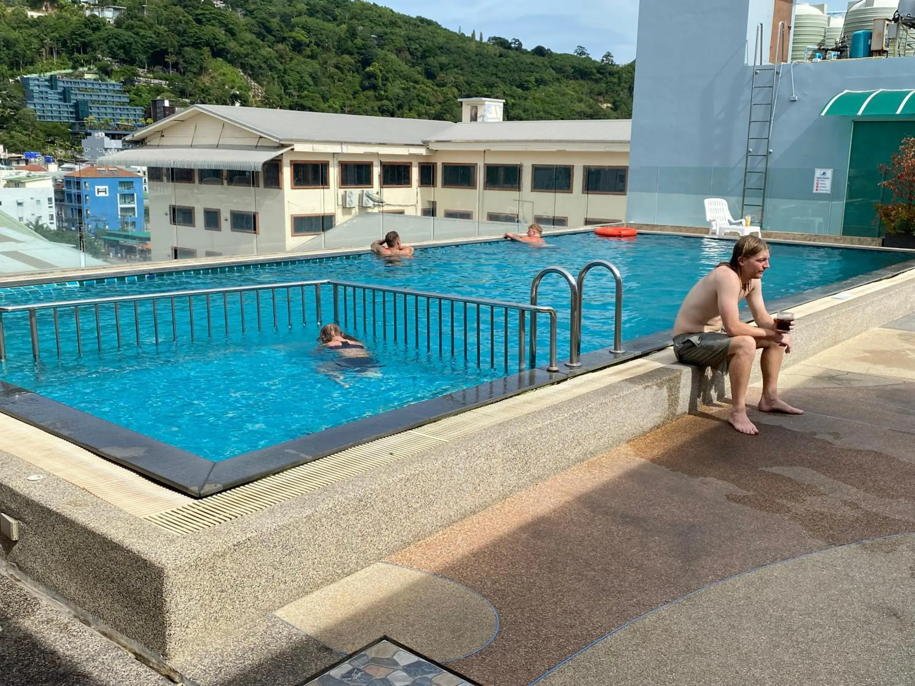 Pool view in 77 Patong Hotel & Spa Pool view in 77 Patong Hotel & Spa