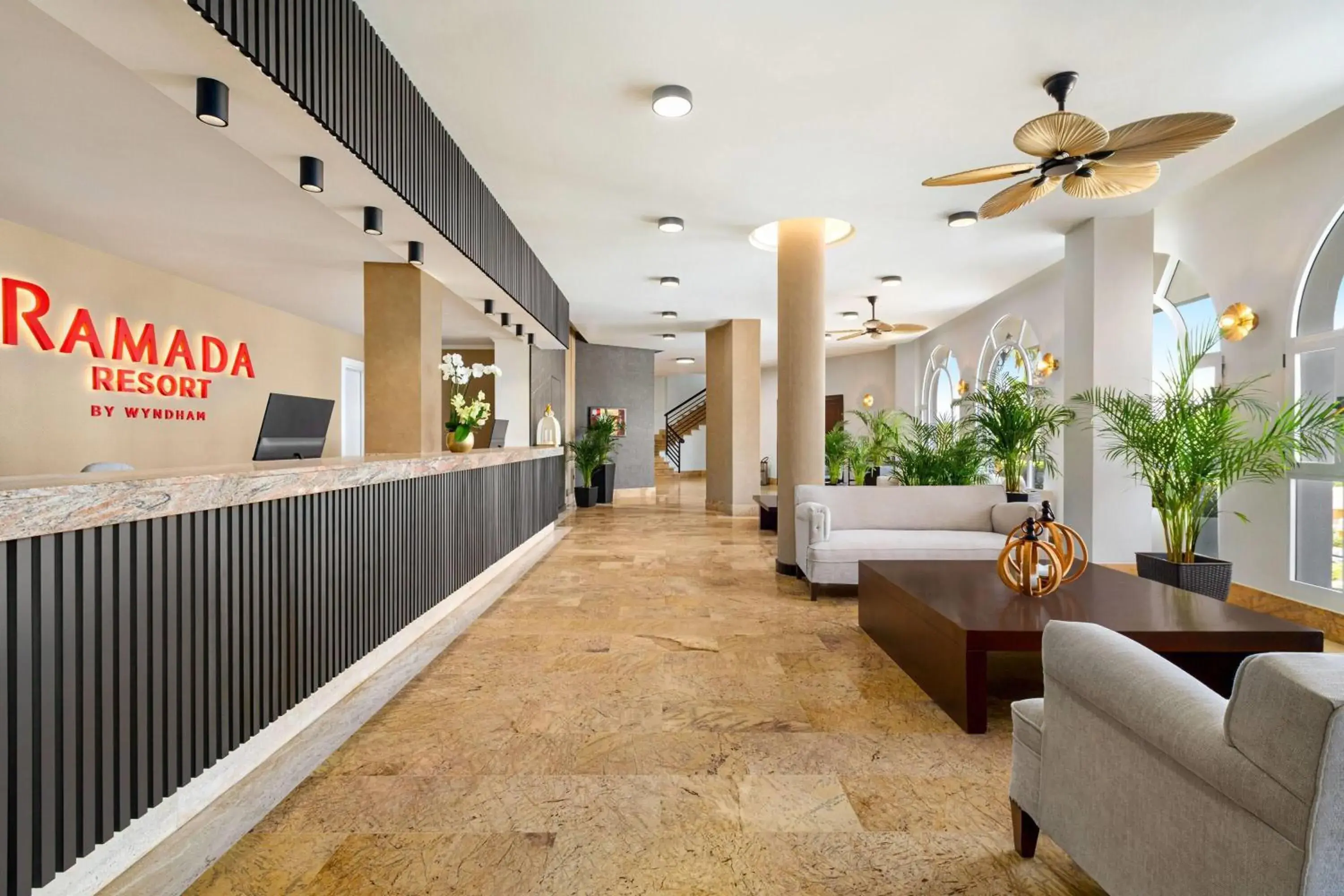 Lobby or reception in Ramada Resort by Wyndham Puerto de Mazarron Lobby or reception in Ramada Resort by Wyndham Puerto de Mazarron