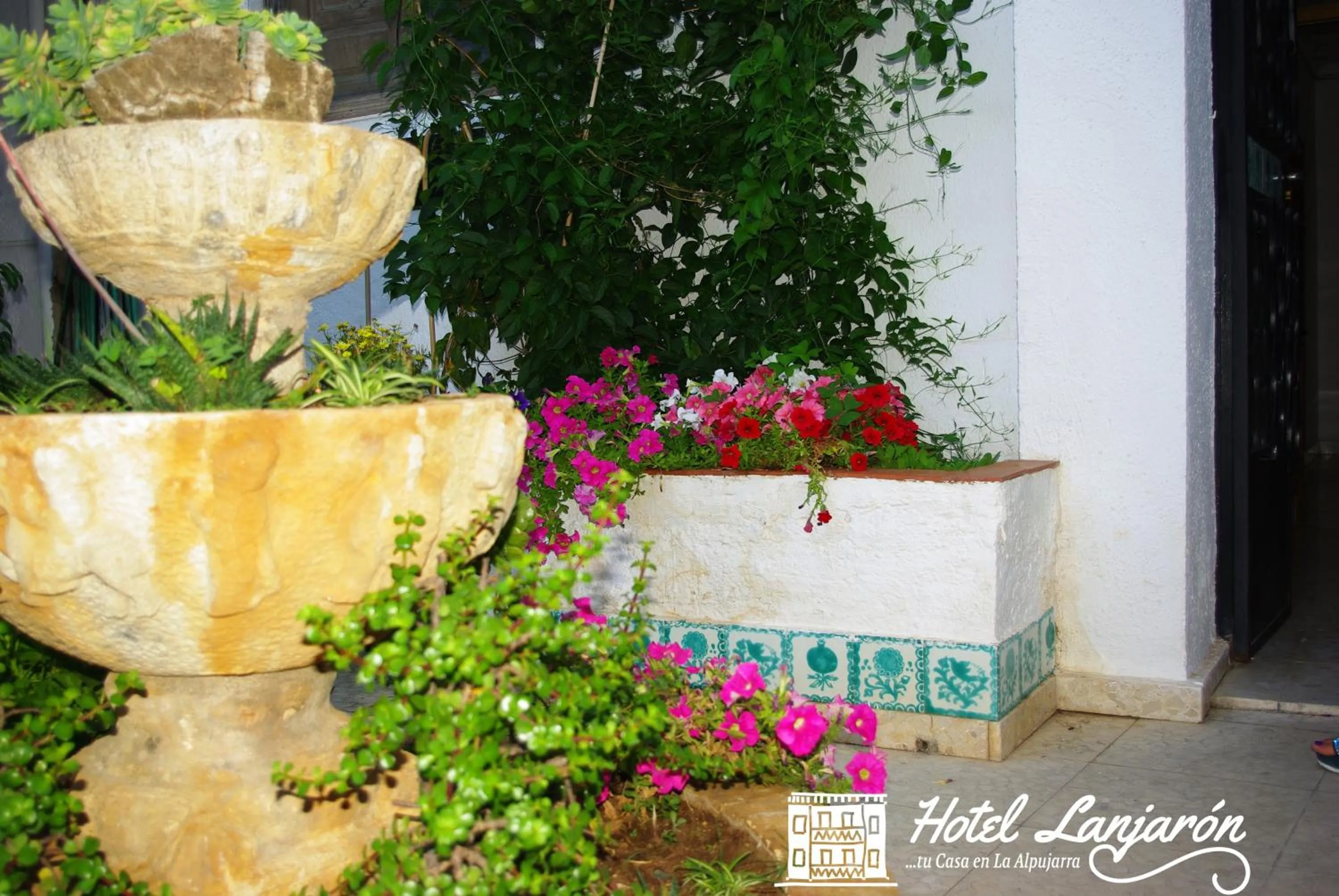 Patio in Hotel Lanjaron