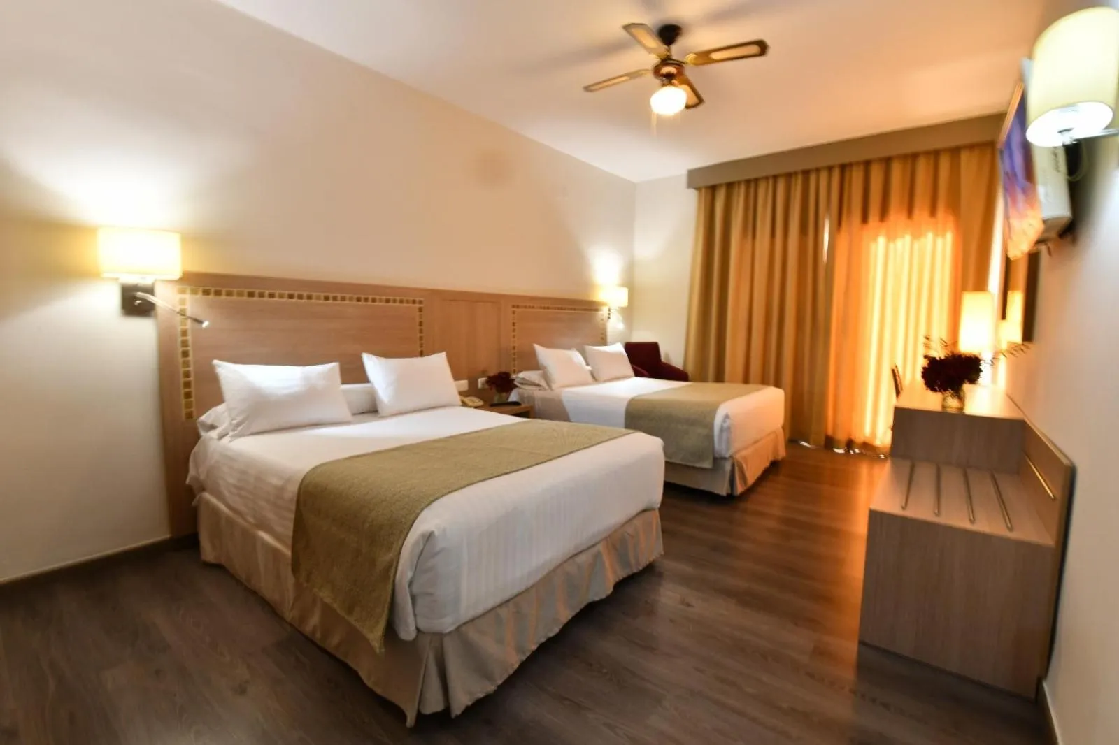 Bed in Hotel Salobreña Suites