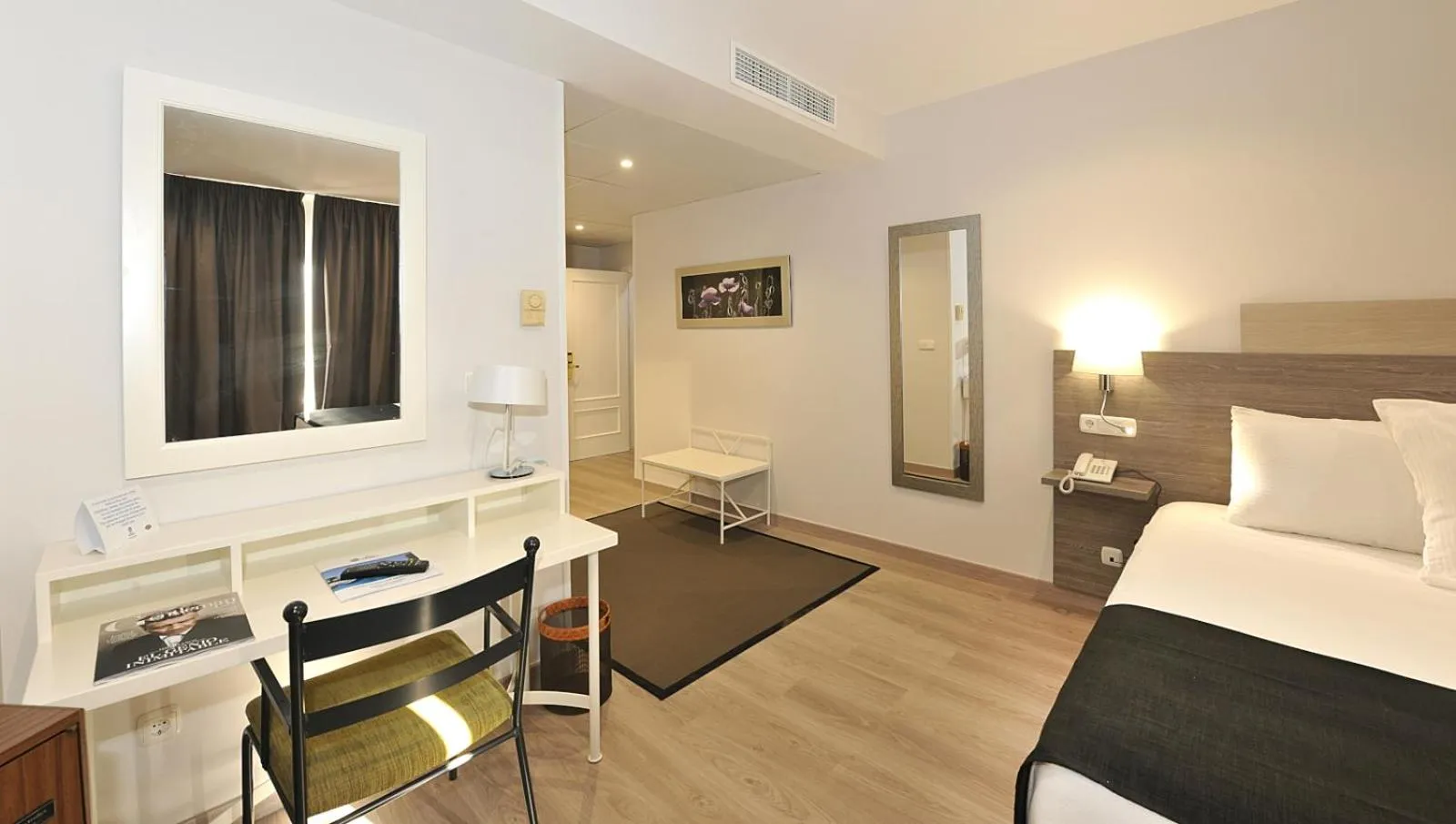 Bed in Hotel Salobreña Suites