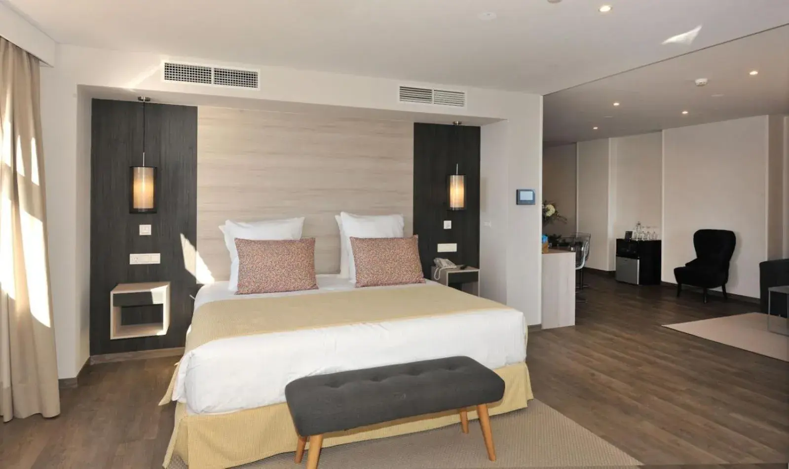 Bed in Hotel Salobreña Suites Bed in Hotel Salobreña Suites