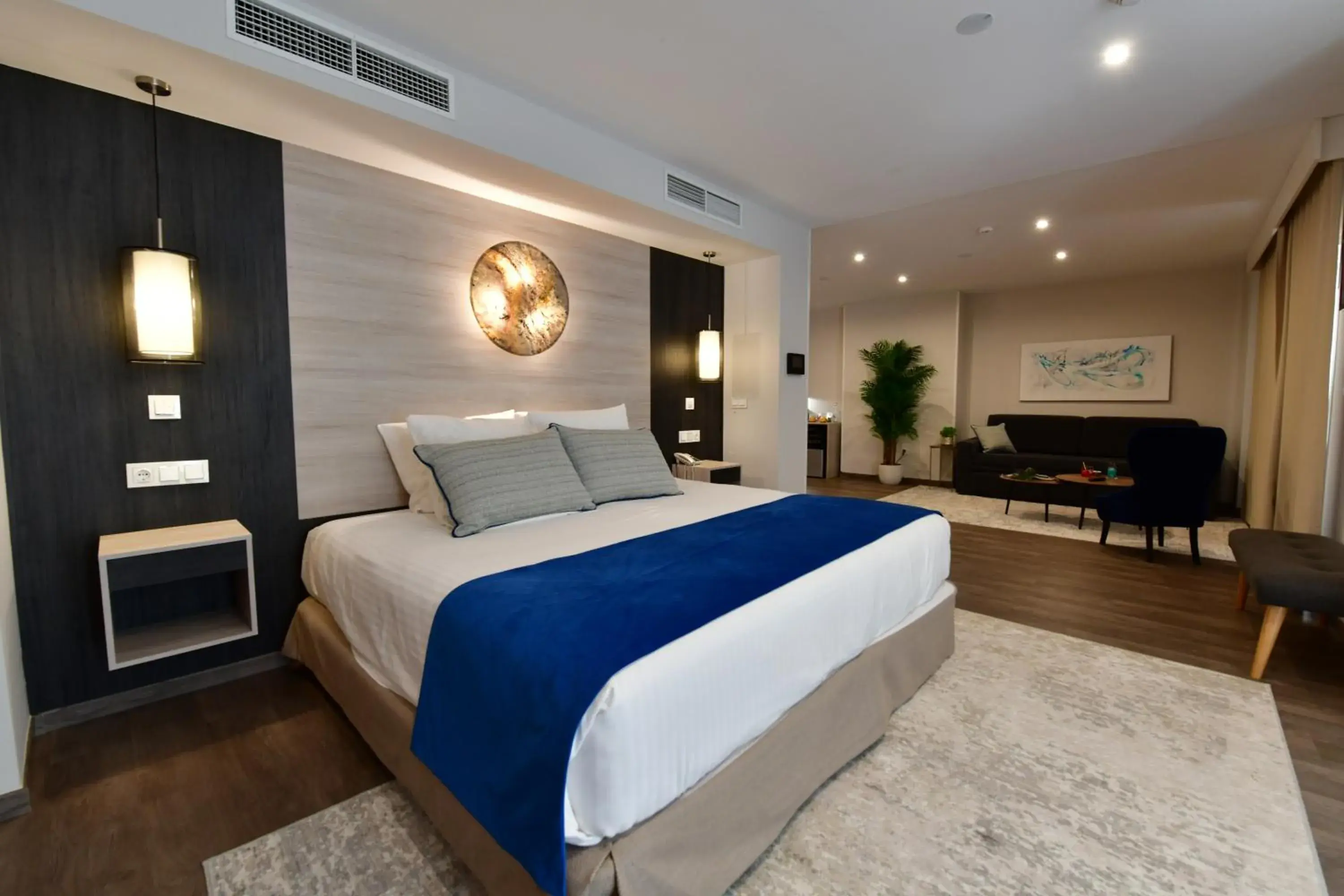 Bed in Hotel Salobreña Suites Bed in Hotel Salobreña Suites