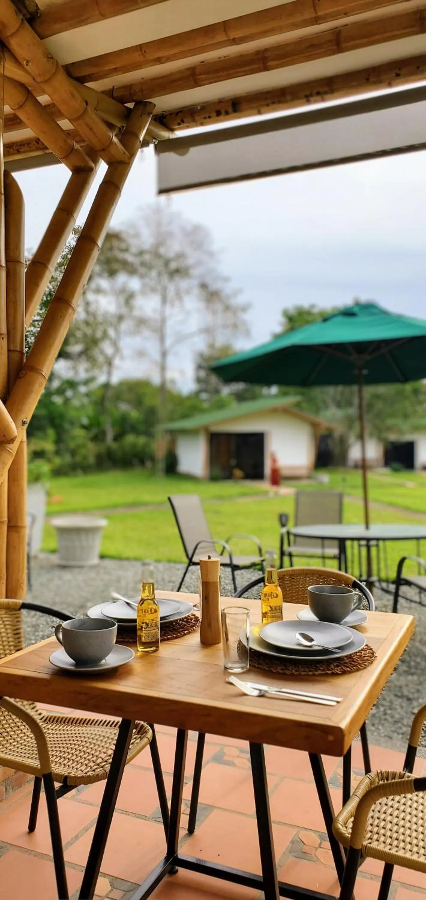 Restaurant/places to eat in Ecohotel Alma