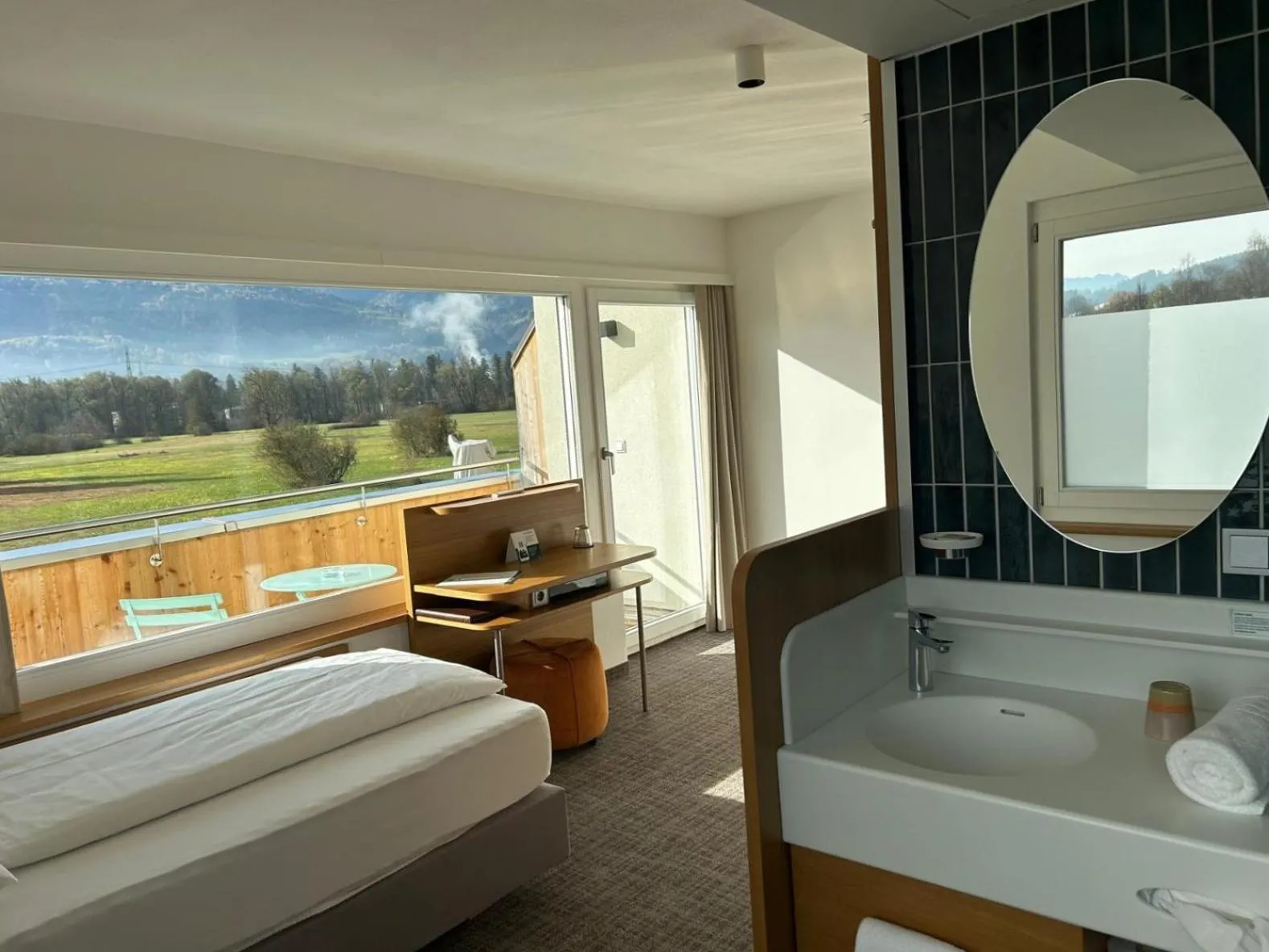 Photo of the whole room, Bed in TILL Naturhotel - Self-Check-In