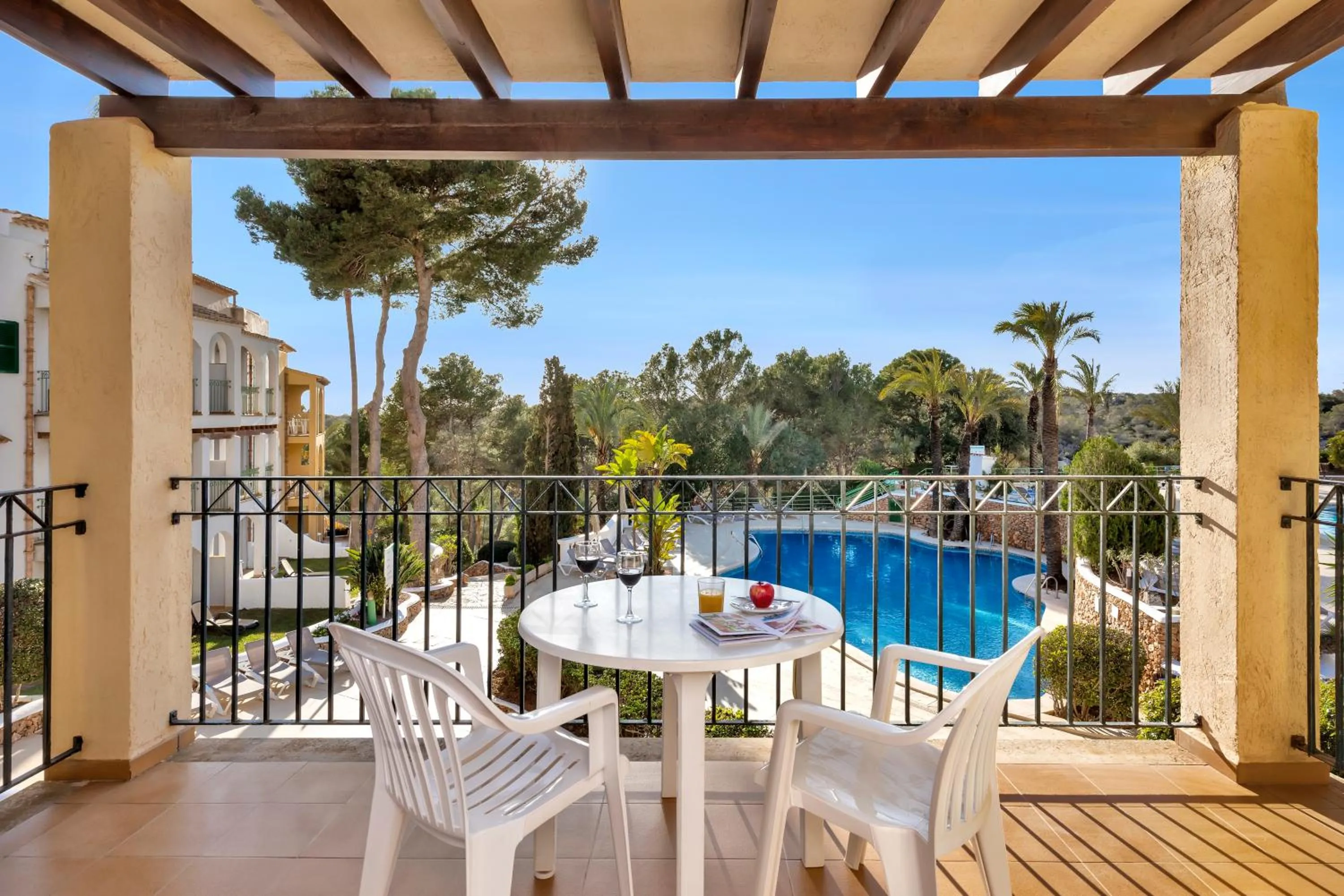 Balcony/Terrace in Aparthotel Ona Cala Pi Club