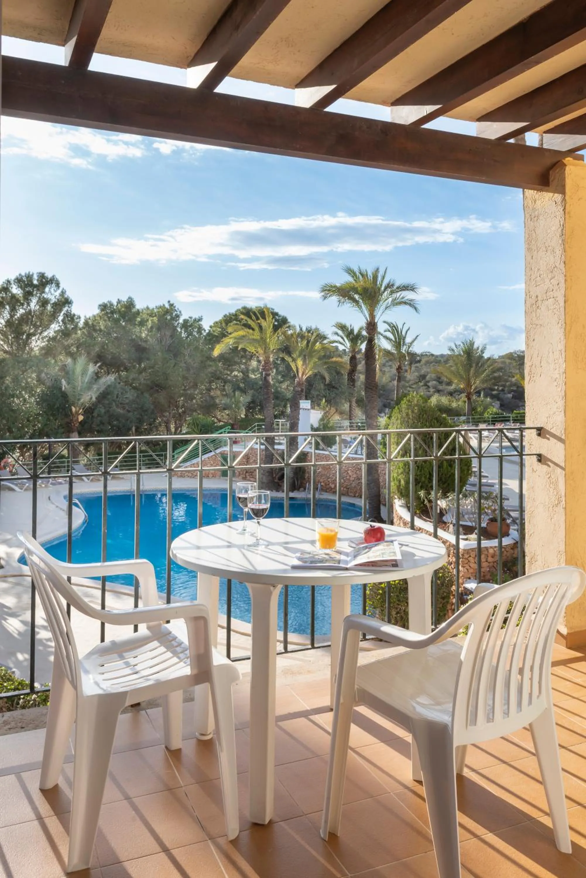 Balcony/Terrace in Aparthotel Ona Cala Pi Club