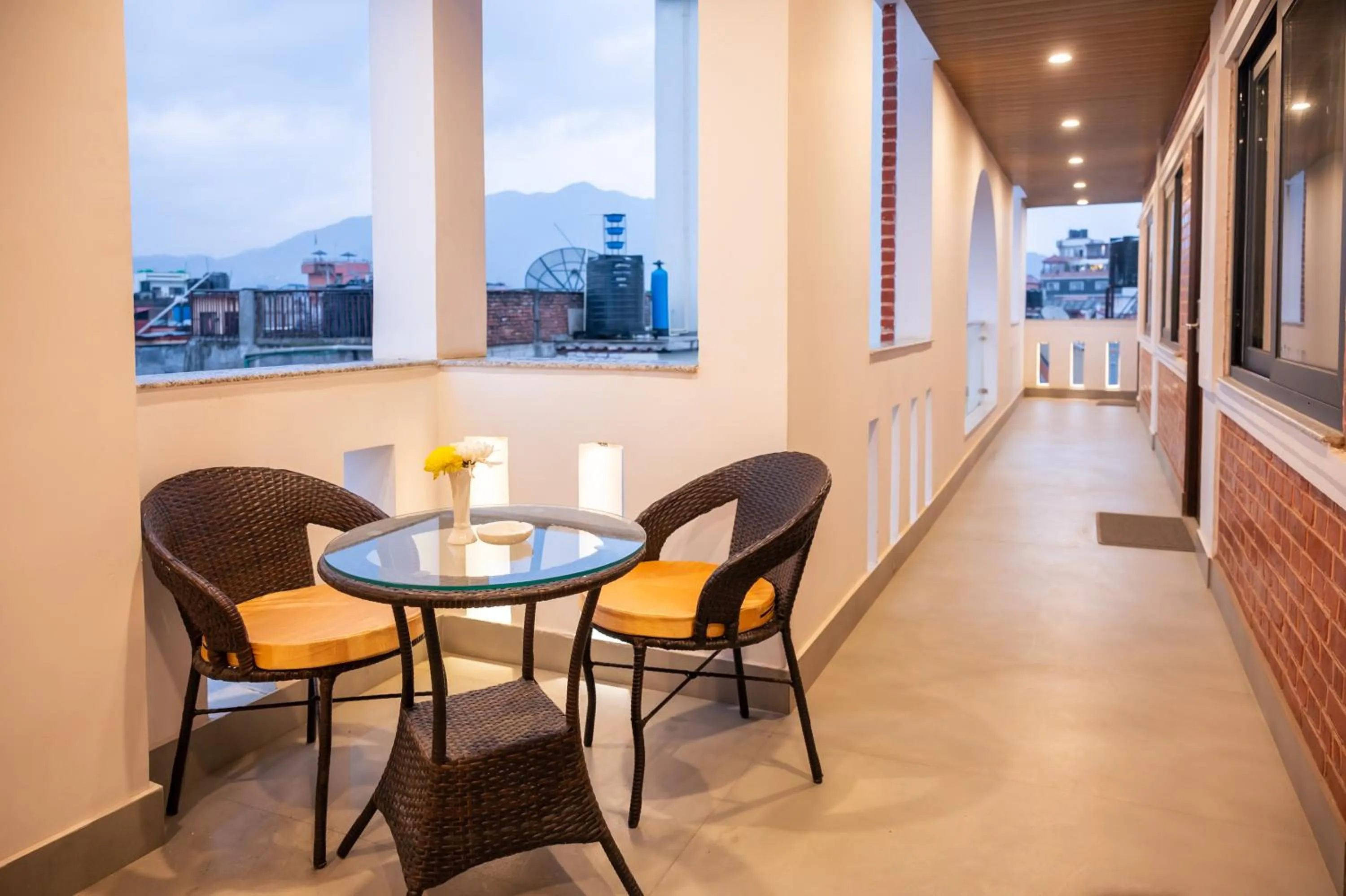 Seating area in Hotel Ama-La, Thamel, Kathmandu