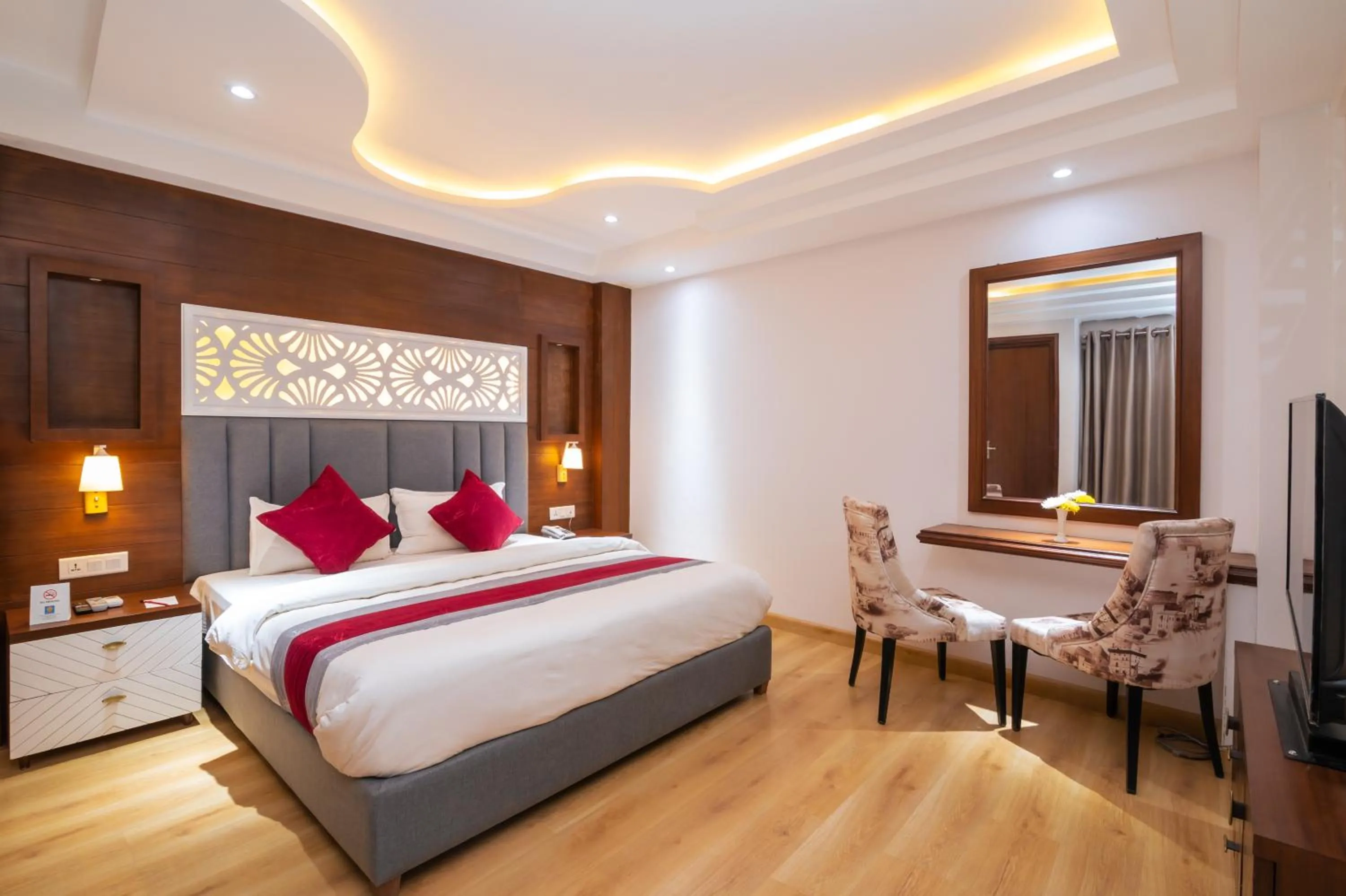 Photo of the whole room, Bed in Hotel Ama-La, Thamel, Kathmandu