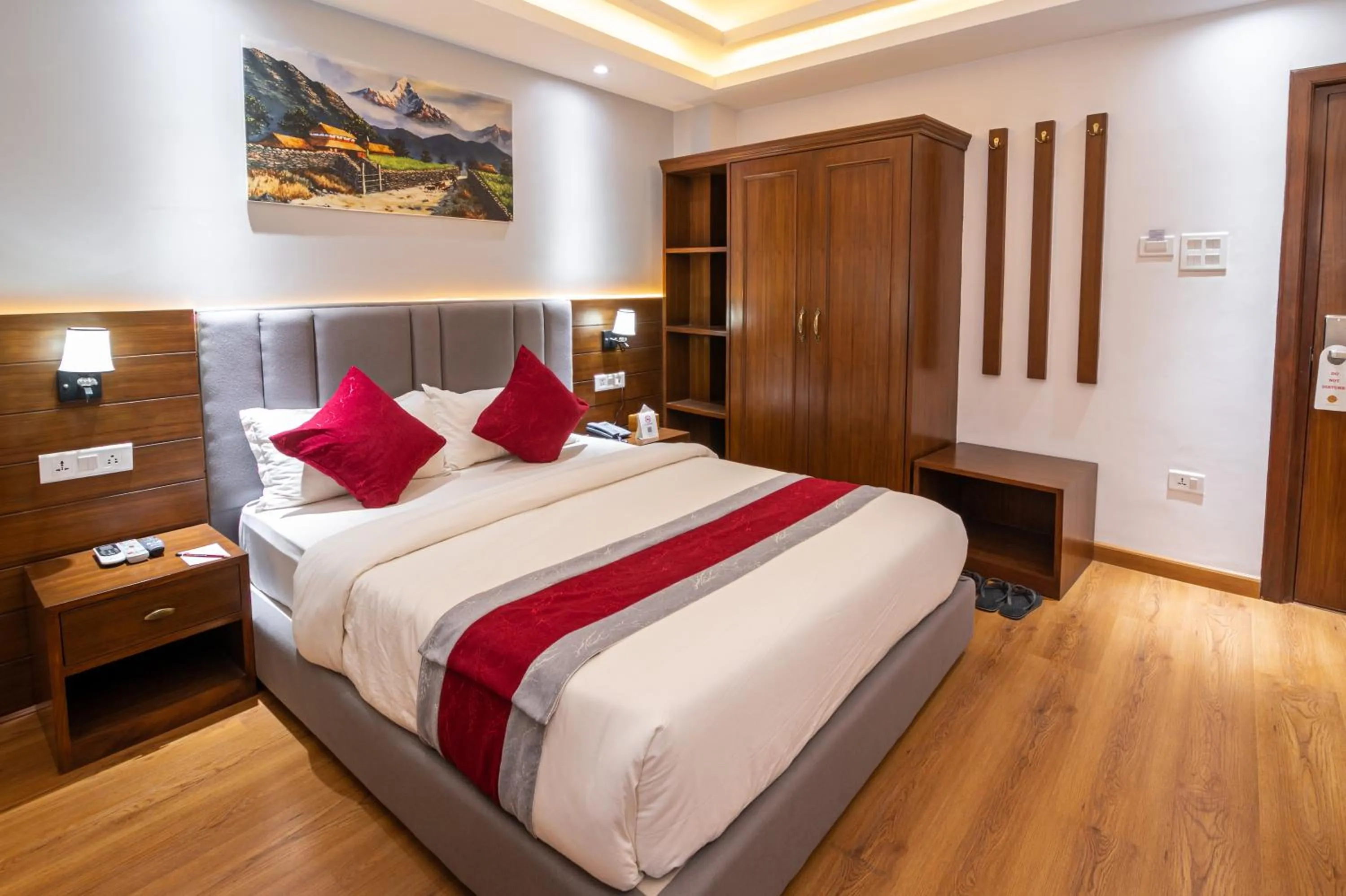 Photo of the whole room, Bed in Hotel Ama-La, Thamel, Kathmandu