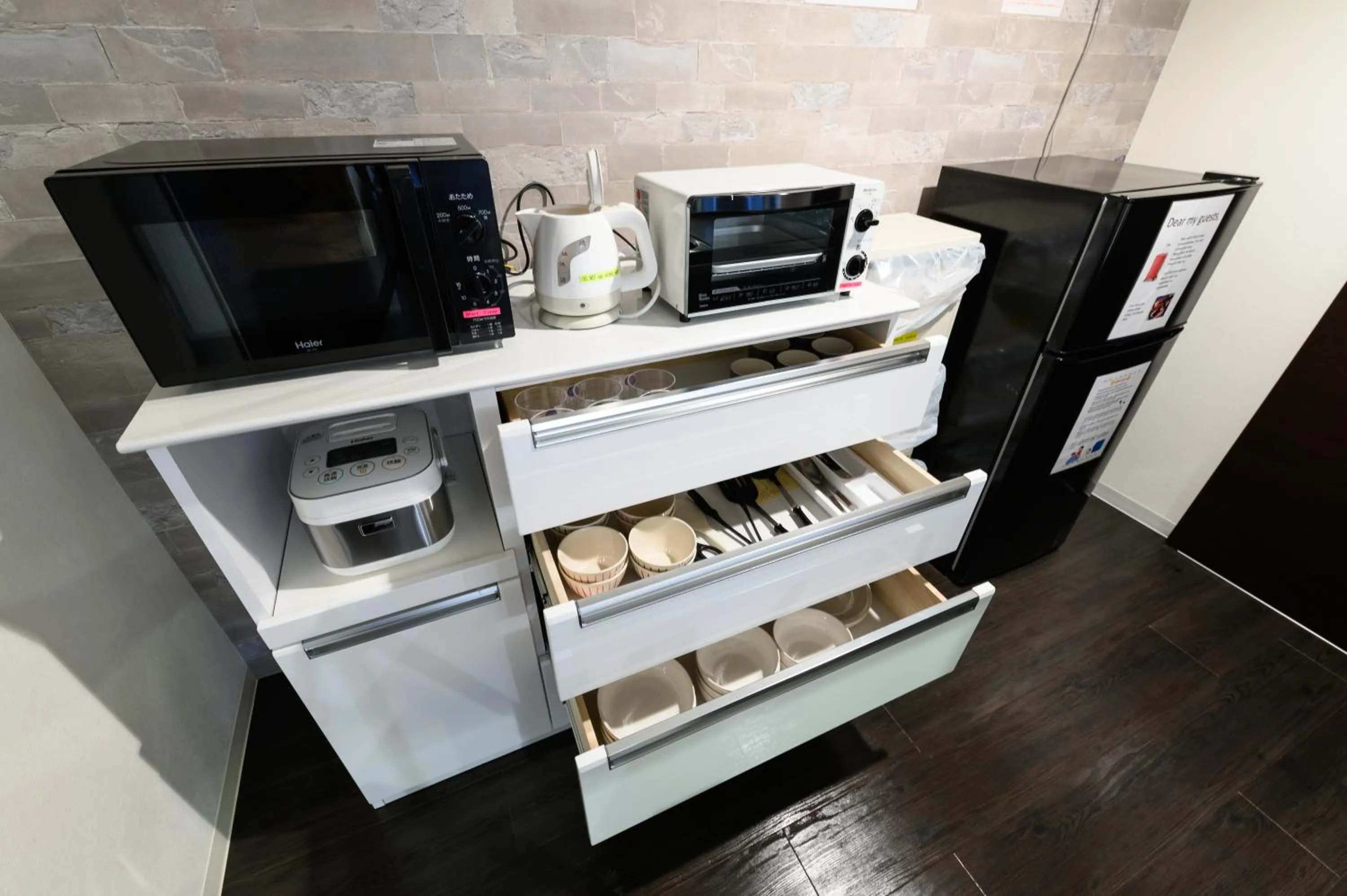 kitchen in GLASS Yamahana EAST