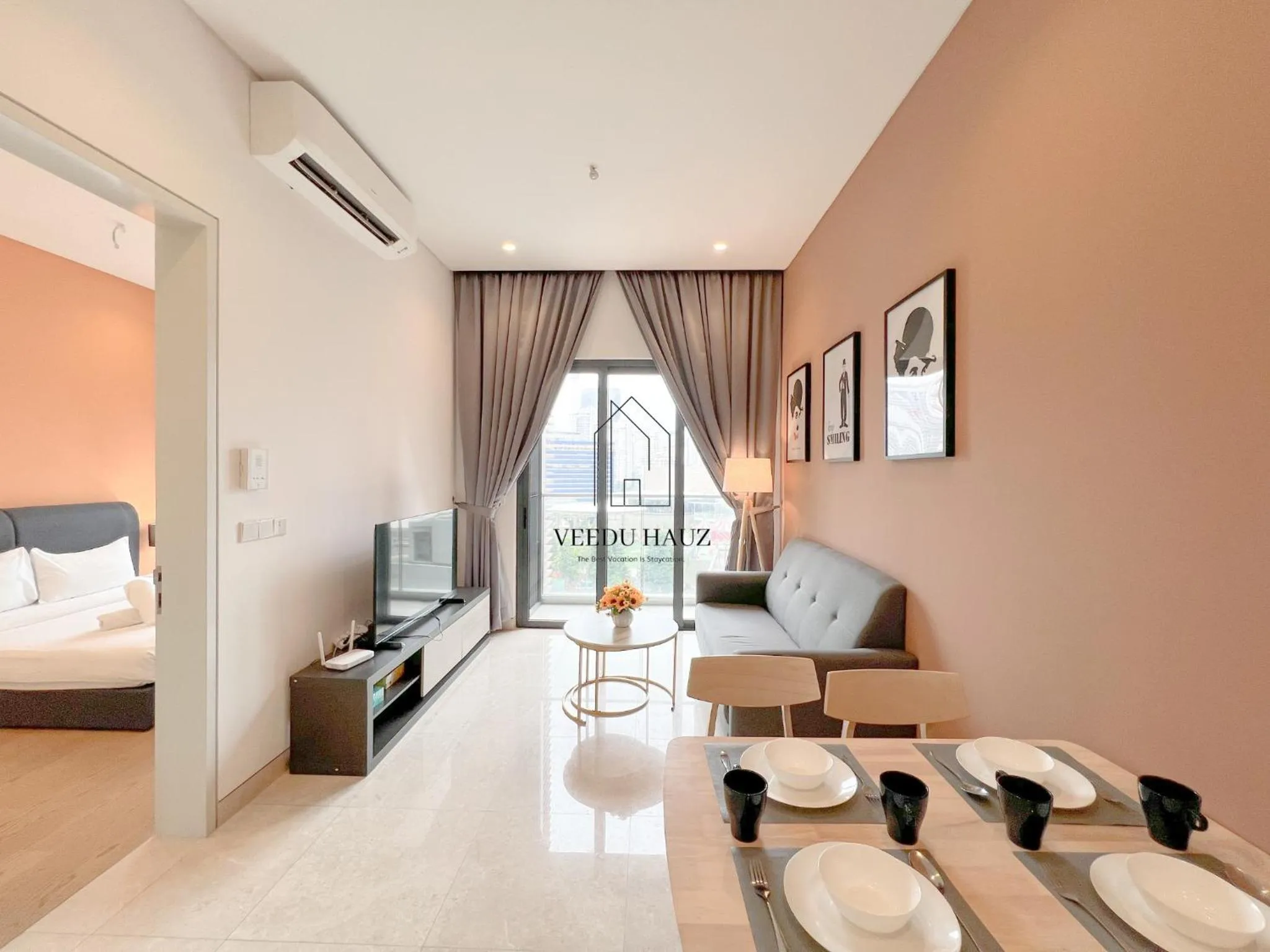 Bed in Lucentia Residences BBCC at Lalaport Kuala Lumpur by Veedu Hauz