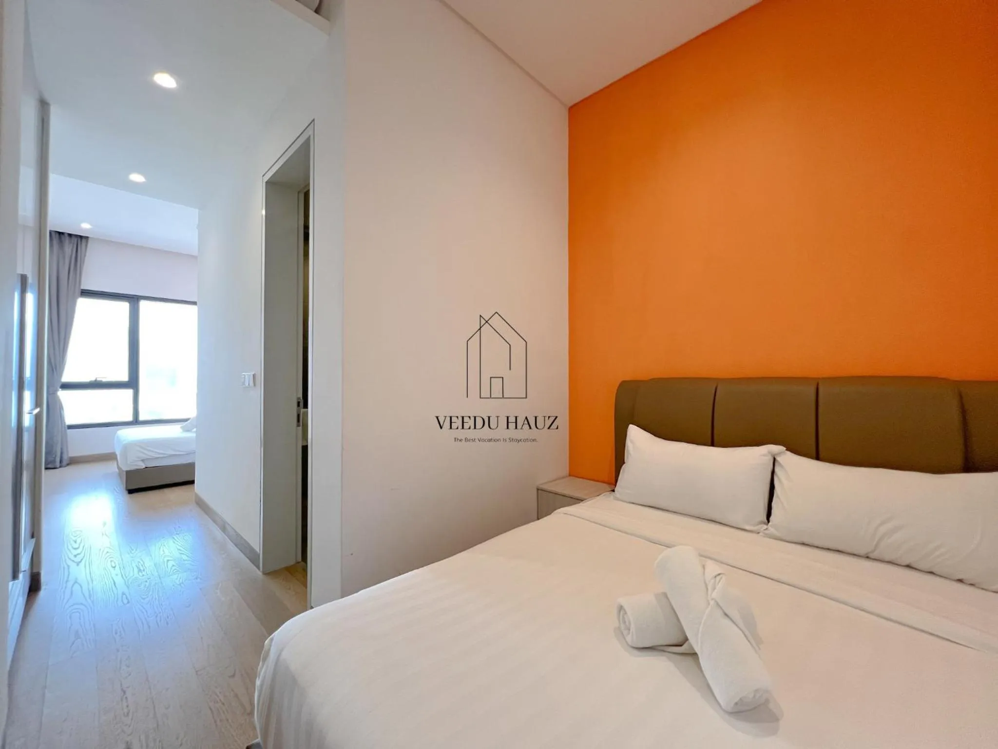 Bedroom, Bed in Lucentia Residences BBCC at Lalaport Kuala Lumpur by Veedu Hauz