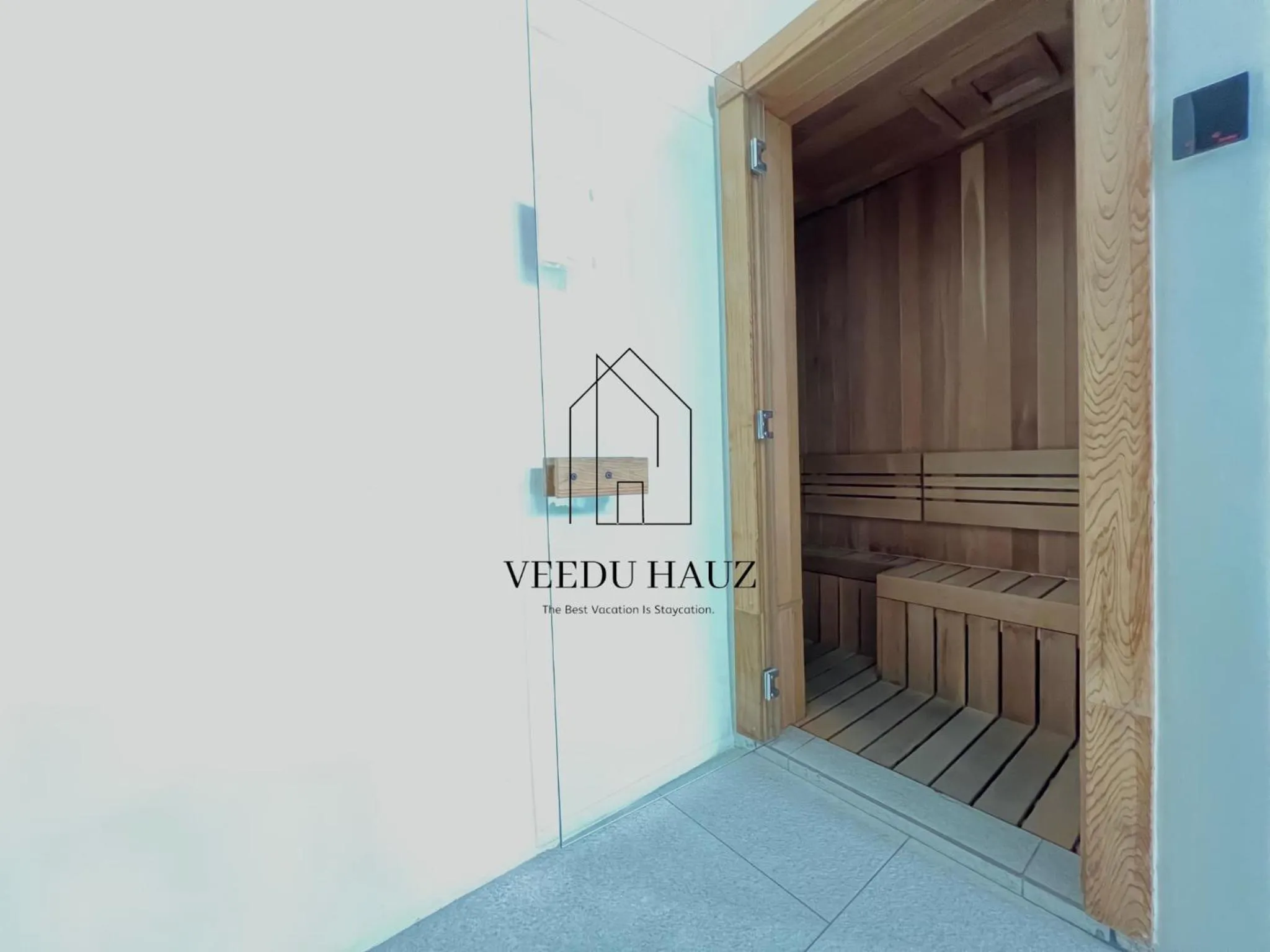 Steam room in Lucentia Residences BBCC at Lalaport Kuala Lumpur by Veedu Hauz