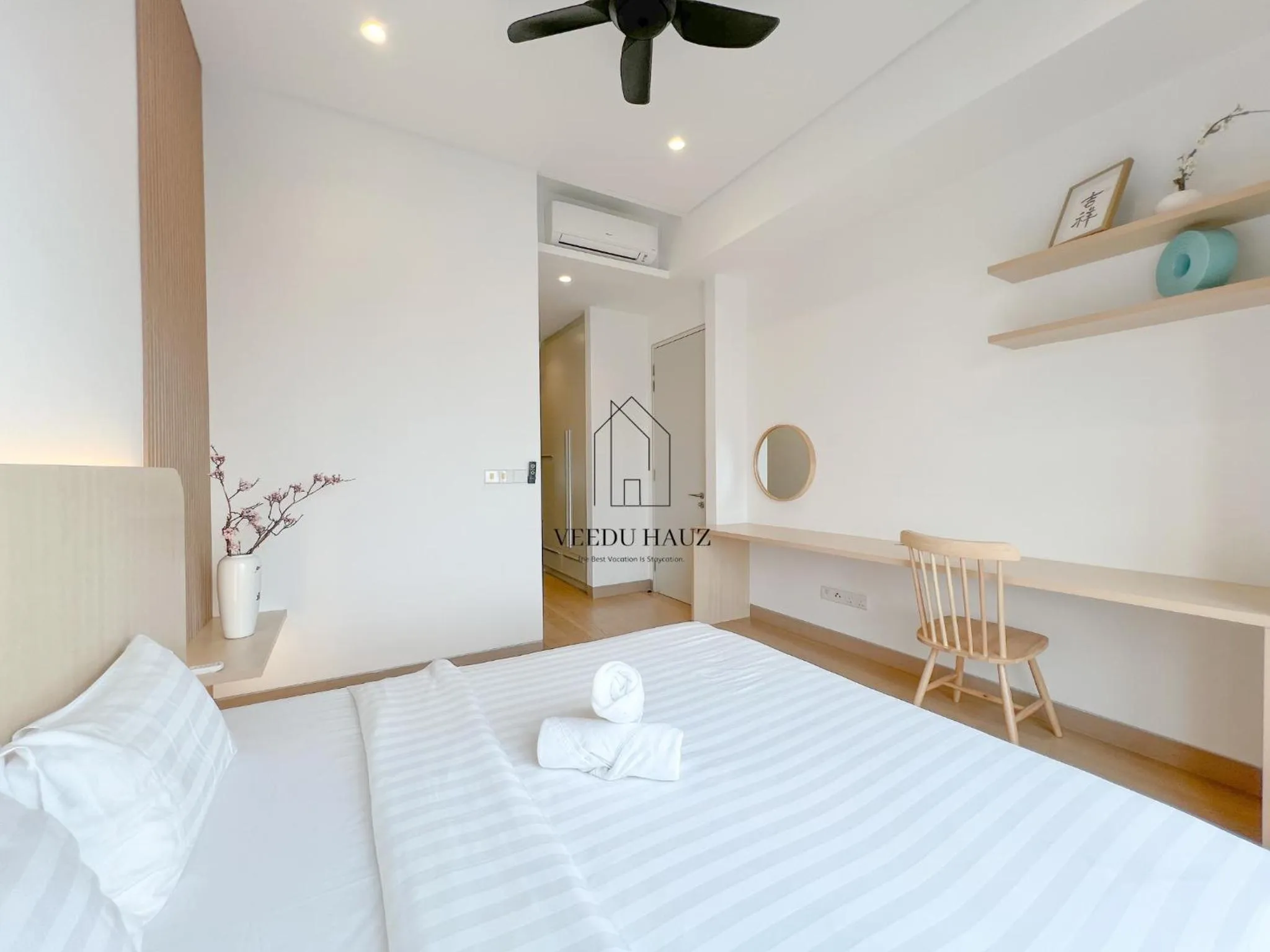 Bedroom, Bed in Lucentia Residences BBCC at Lalaport Kuala Lumpur by Veedu Hauz