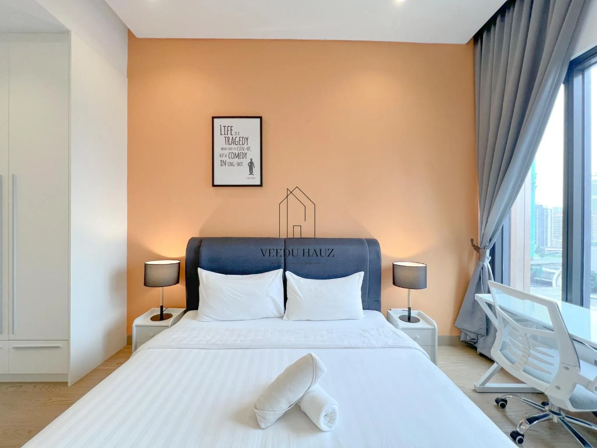 Bed in Lucentia Residences BBCC at Lalaport Kuala Lumpur by Veedu Hauz