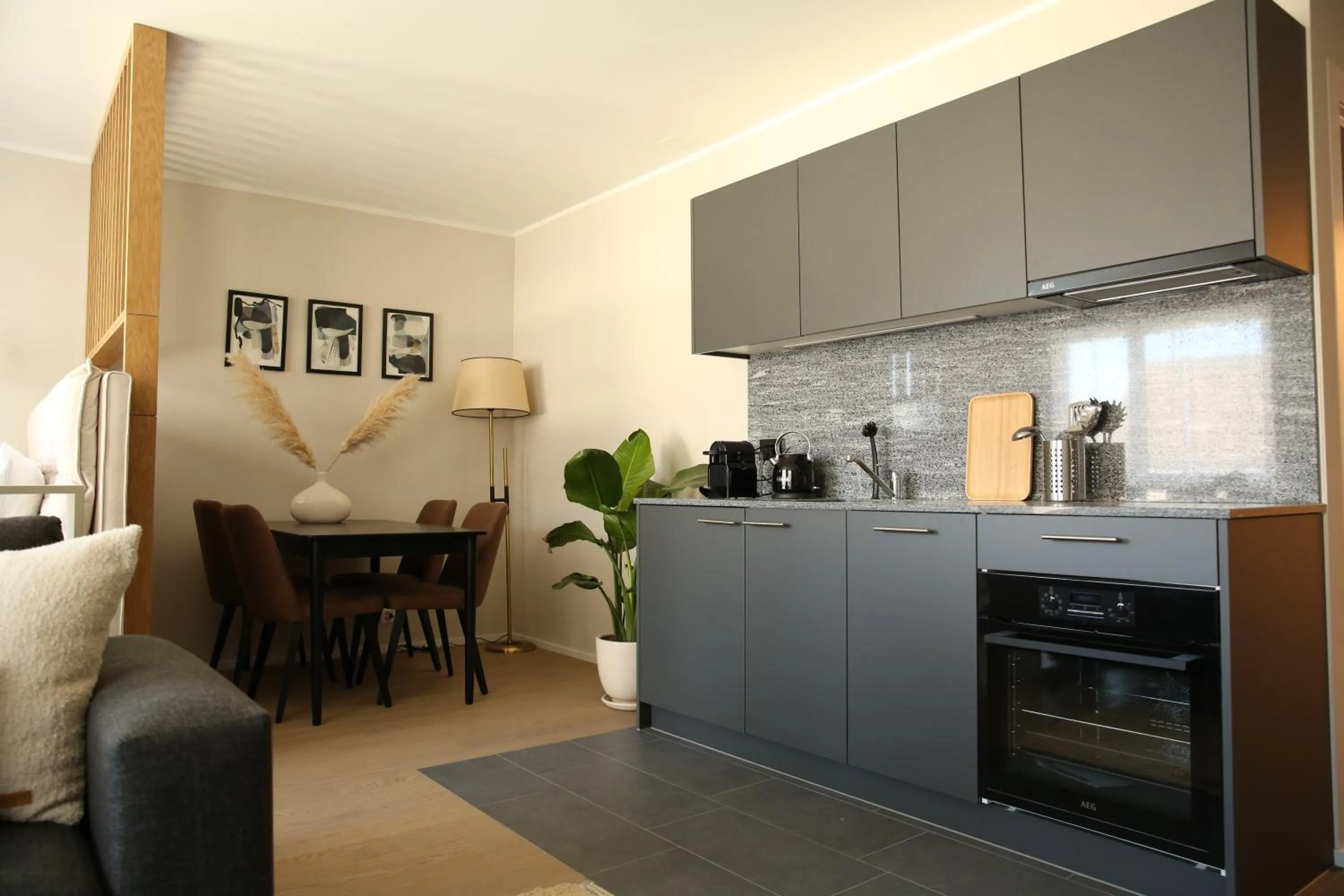 Kitchen or kitchenette in Lamira - Serviced Apartments