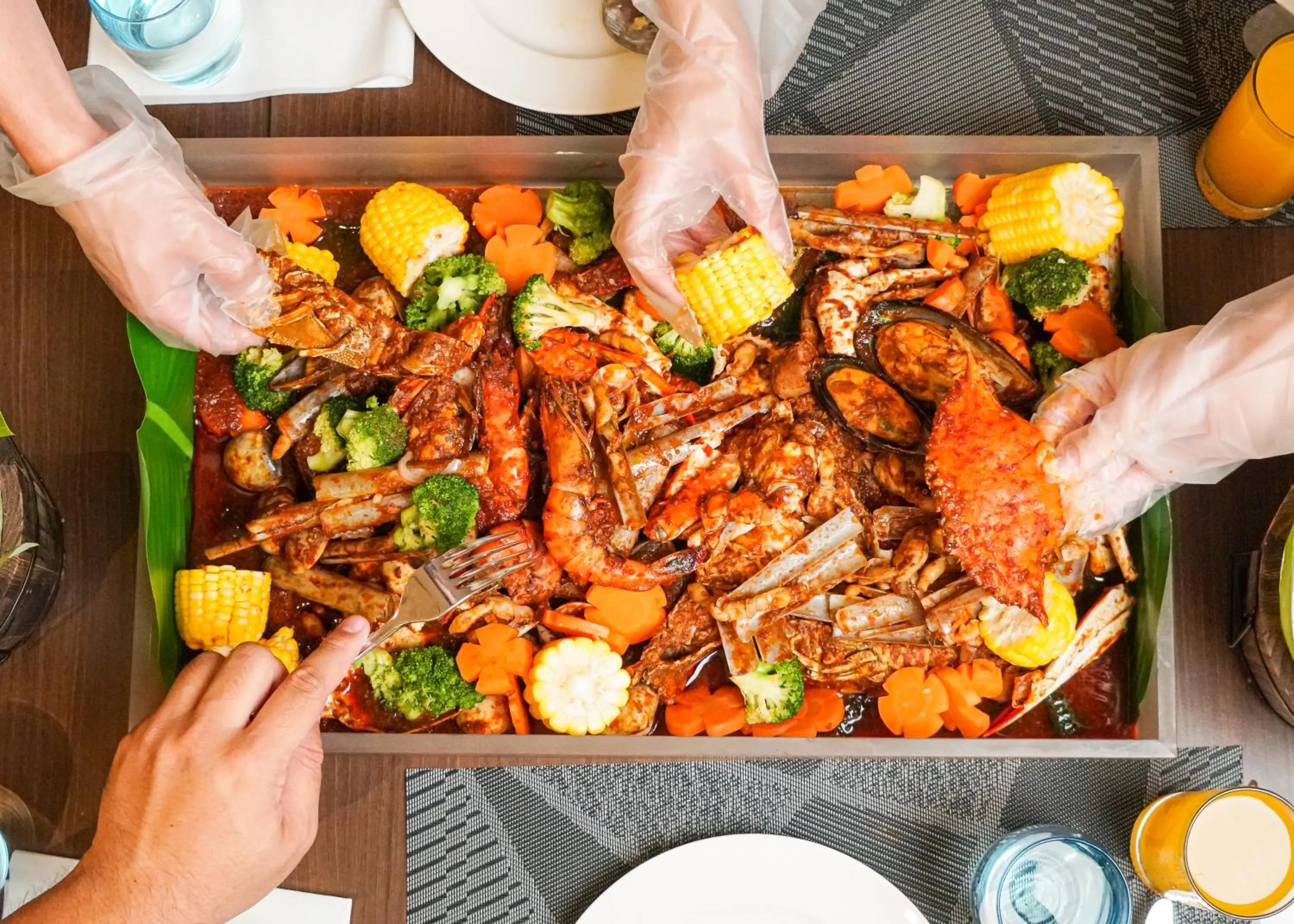 Food and drinks in Courtyard by Marriott Setia Alam